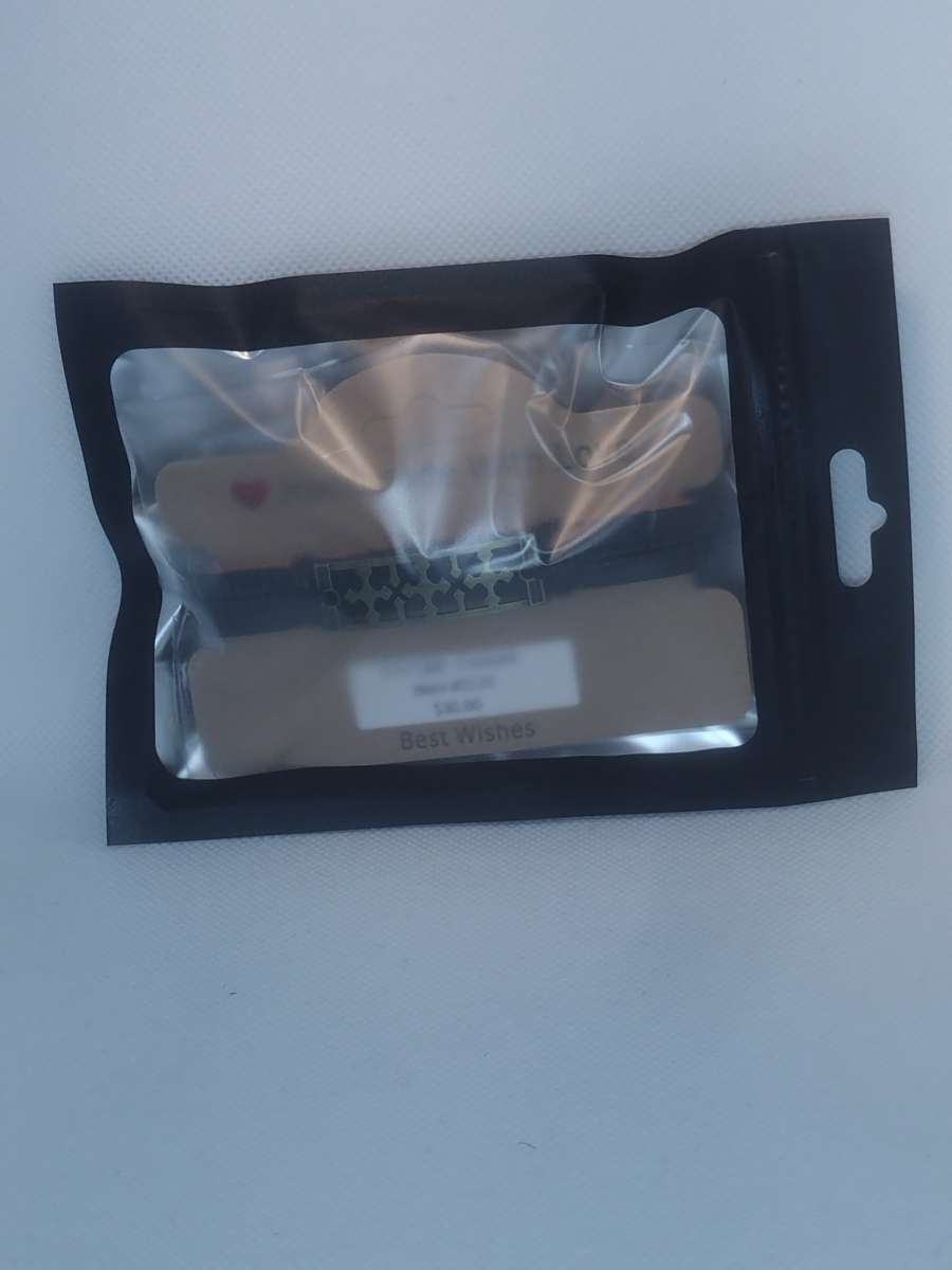 Crossed Black Leather Bracelet VCB