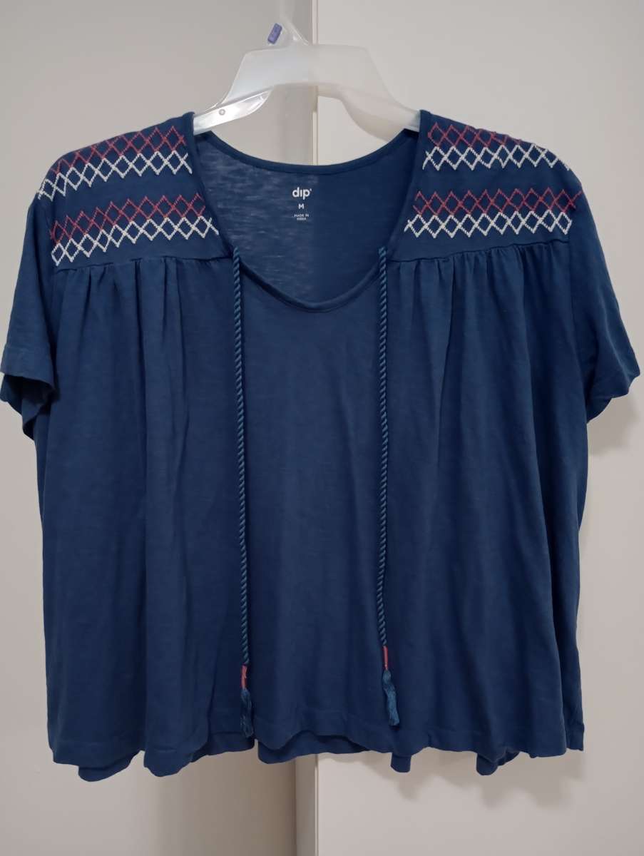 Womans Short Sleeve Blouse