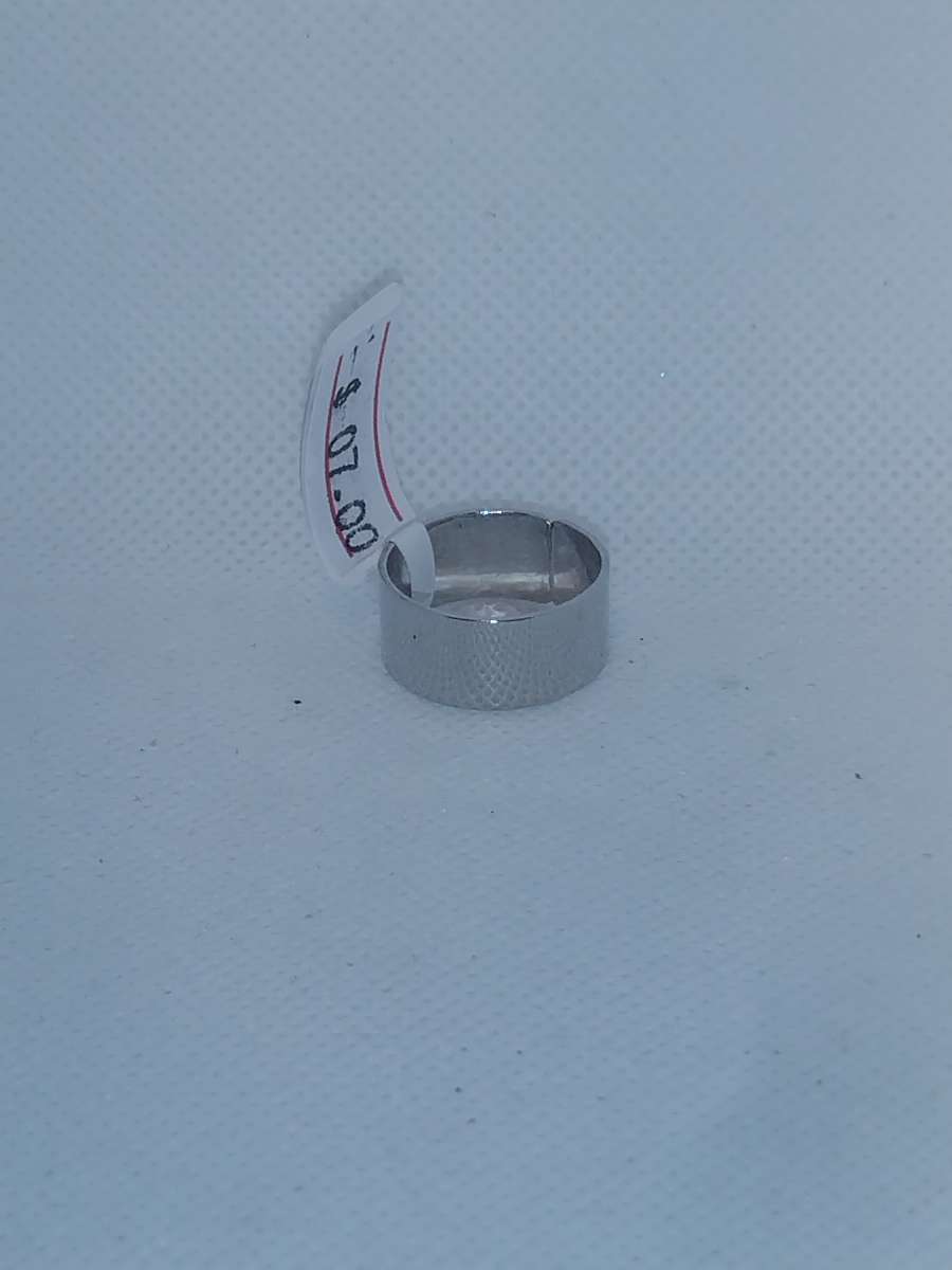 Wide Band Retro Geometric Ring