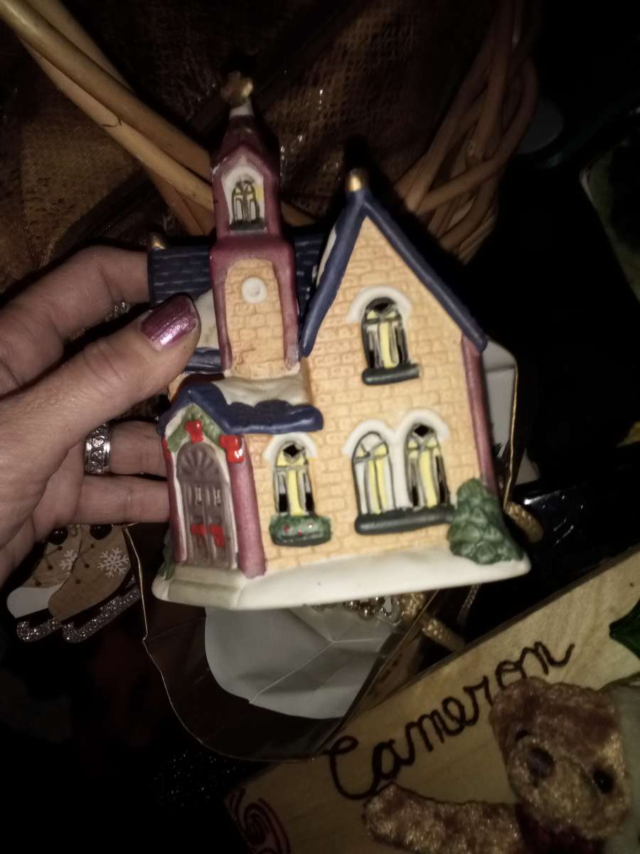 Christmas village house