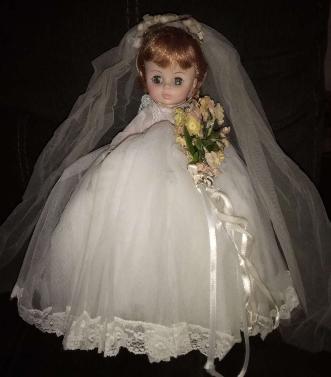 porcelain bride doll