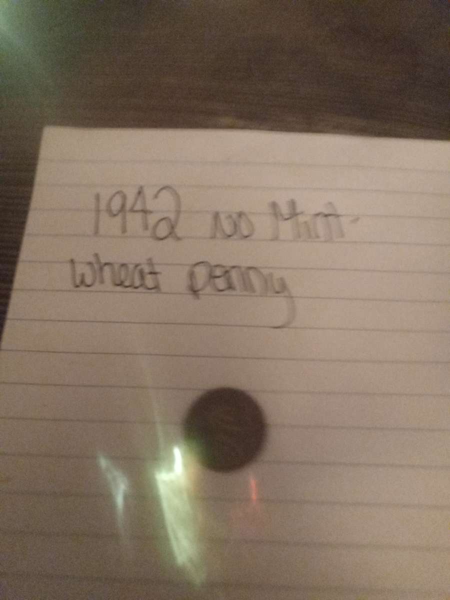 no mint stamp 1942 wheat penny