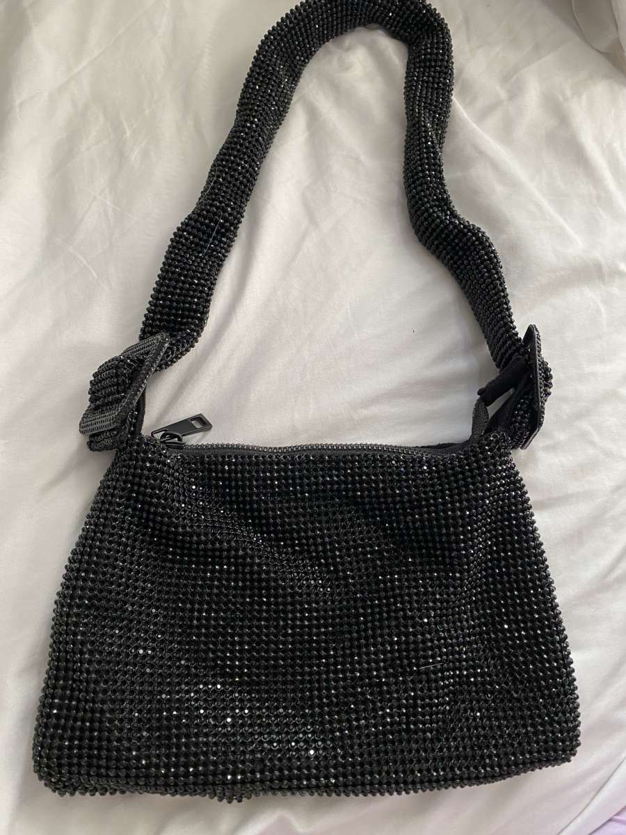 Black beaded  ALDO purse