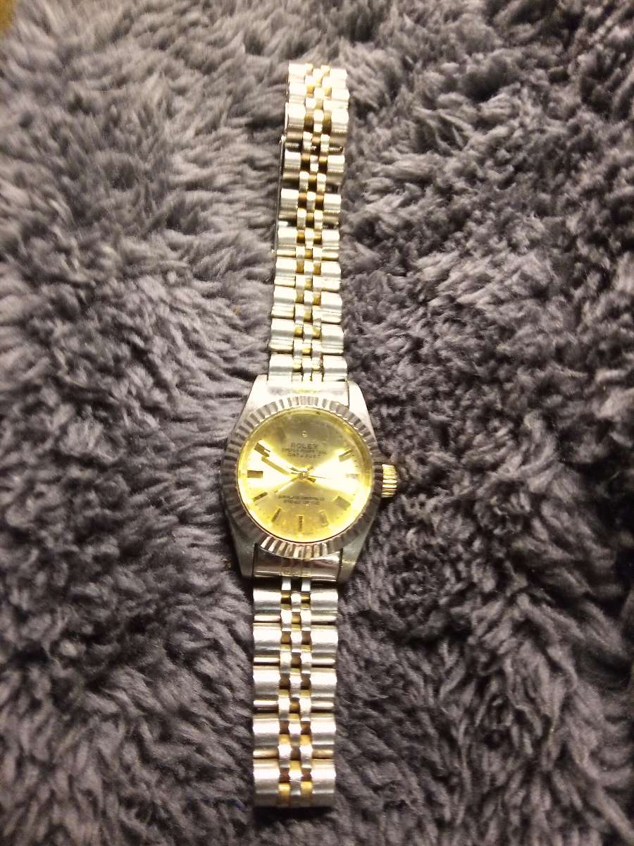 Rolex ladys oyster perpetual watch