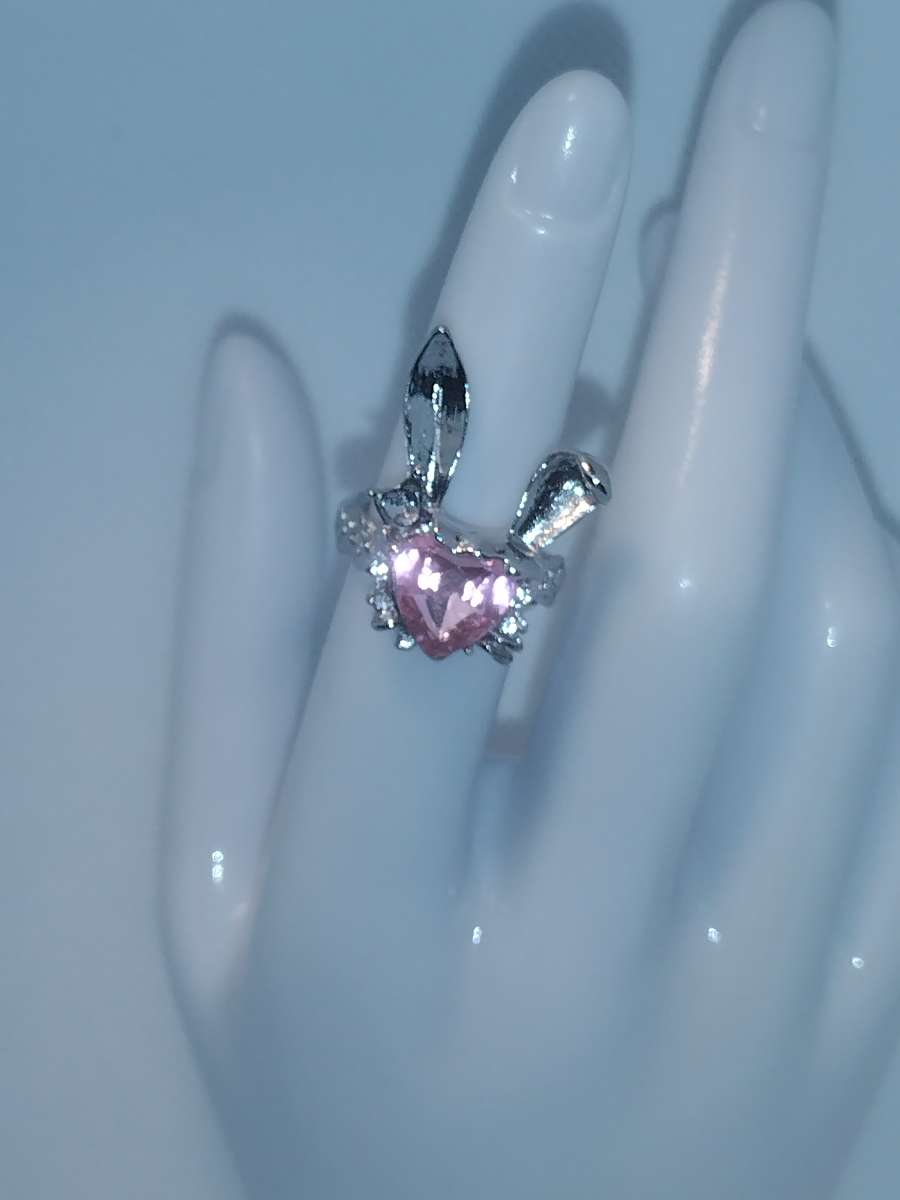 Love Bunny Silver Ring