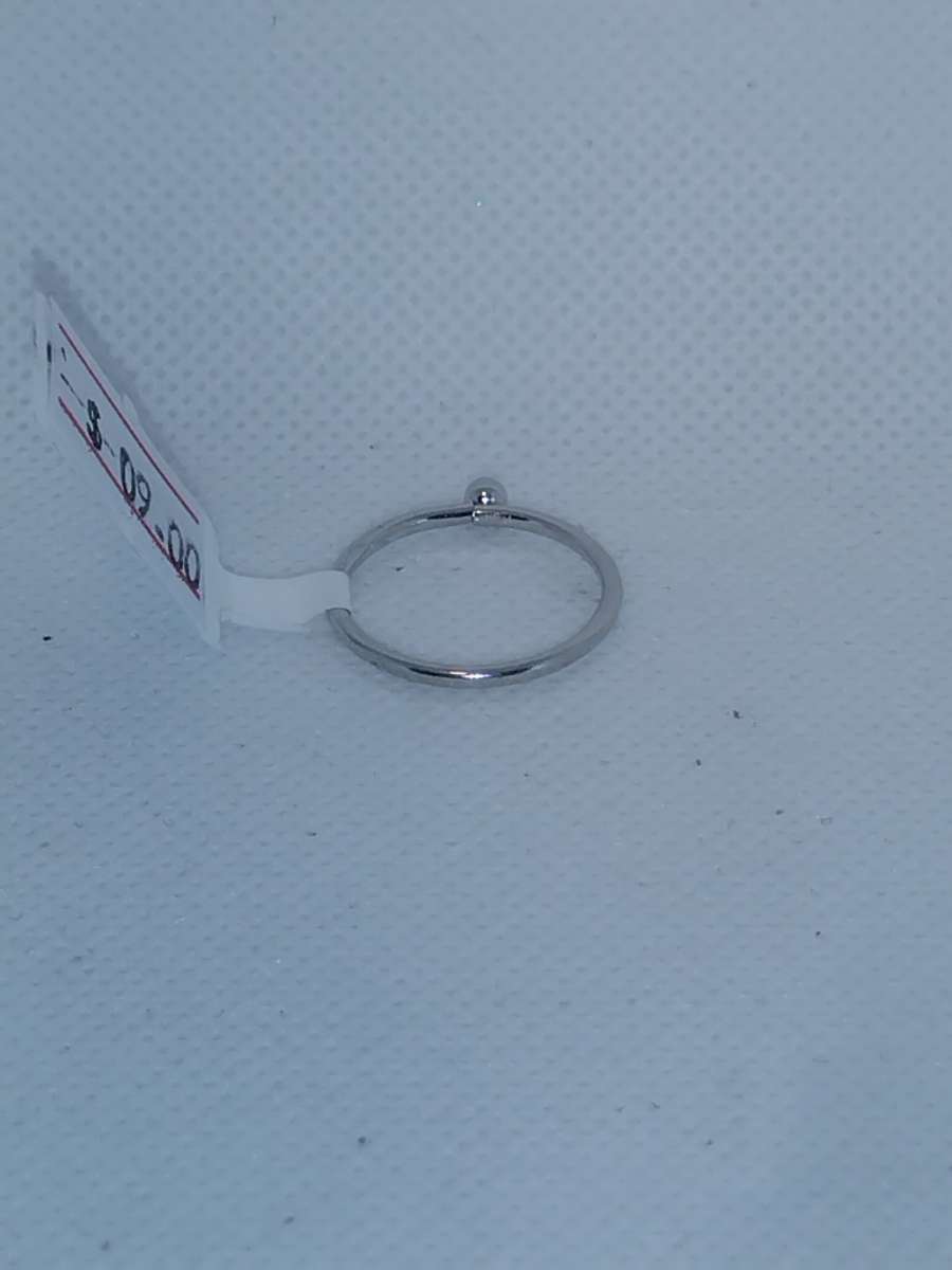 Silvery Sphere Ring RG