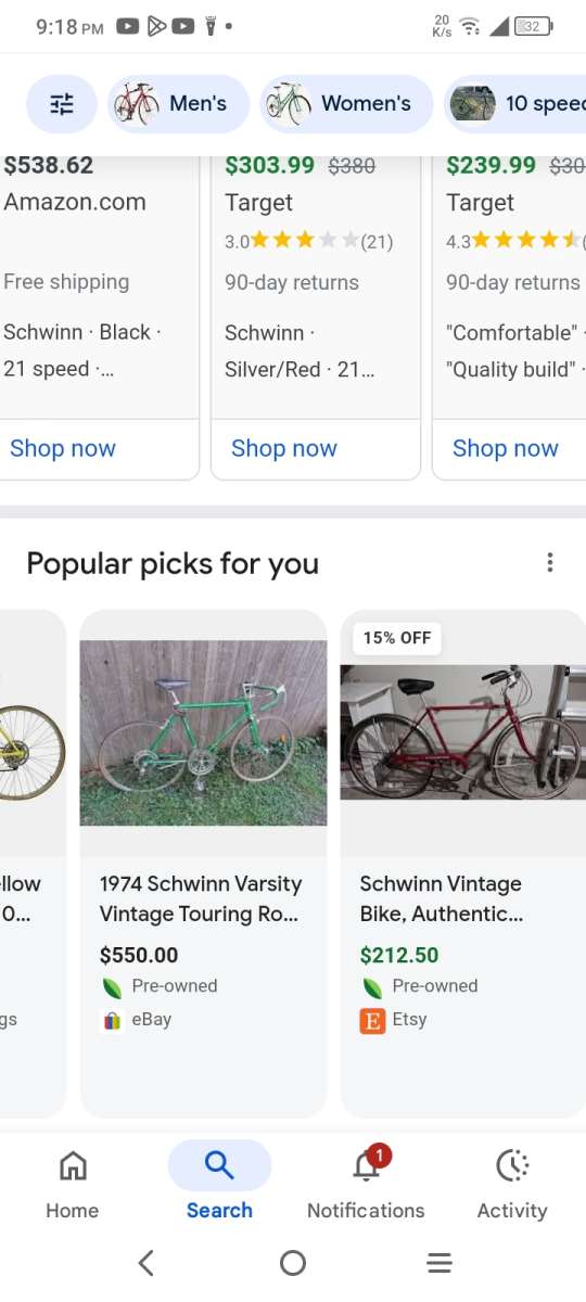 Schwinn Varsity Bike