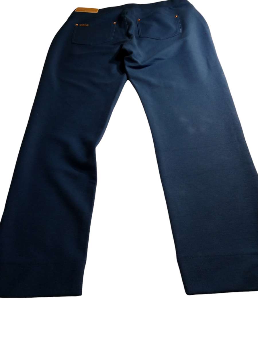 NWTMichael Kors Skinny Blue Jeans Crop High Rise Pullon Size