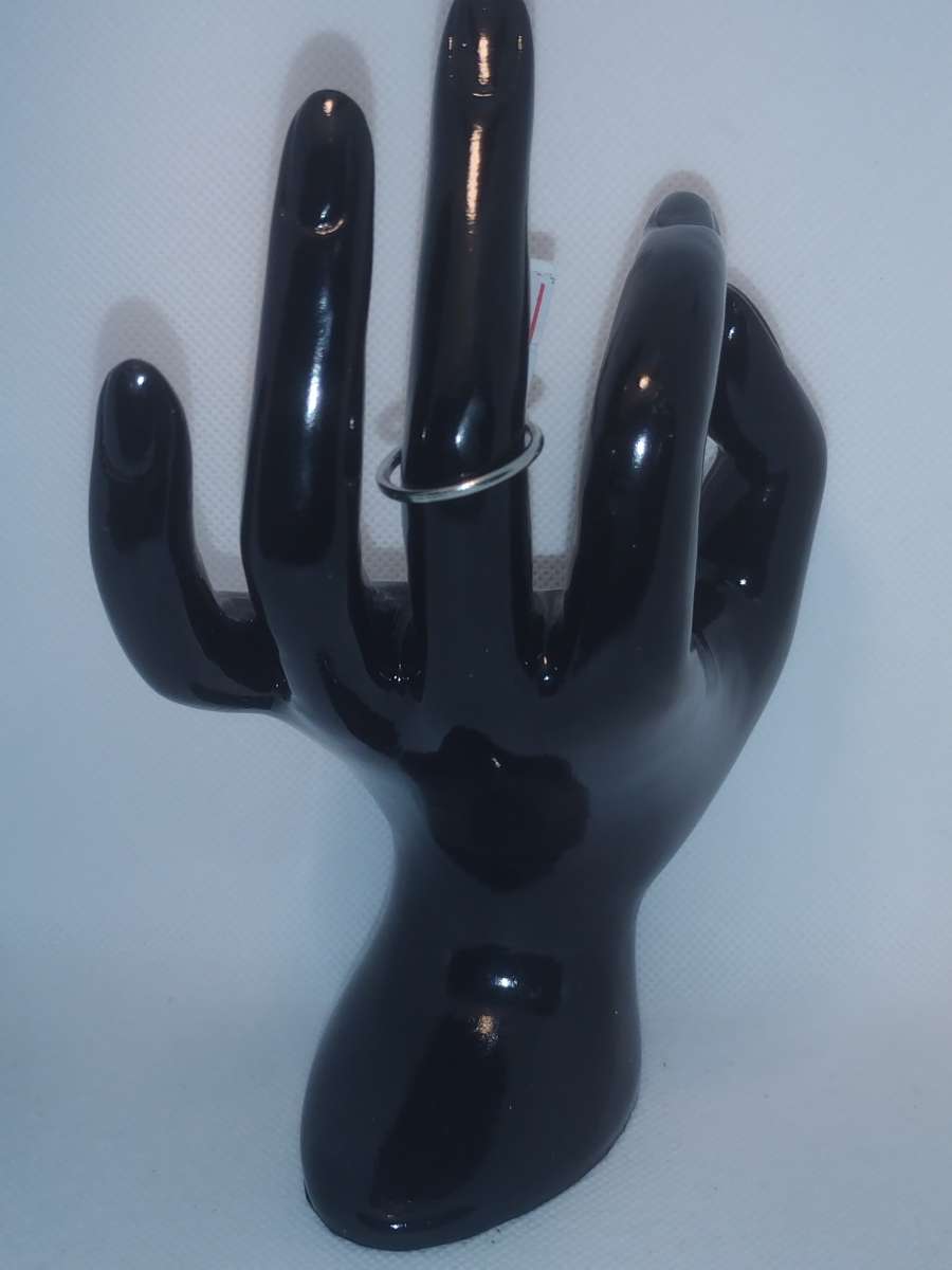 Simple Silver Band Ring GA