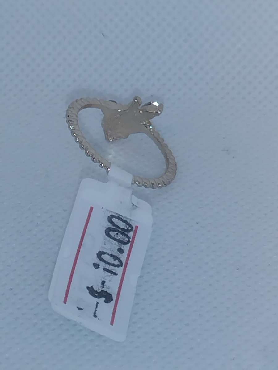 White Grape Chic Rhinestone Ring