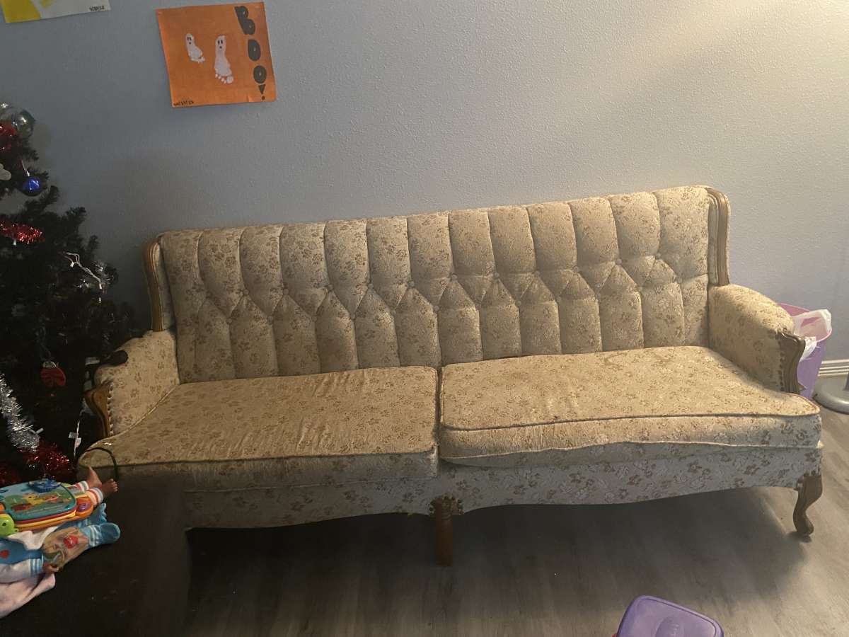 old style couch