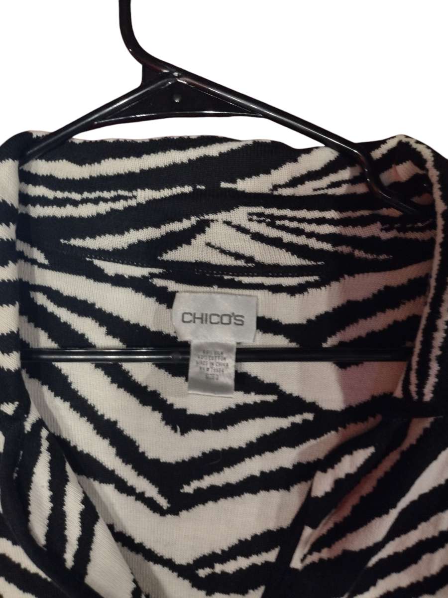 chicos zebra print jacket