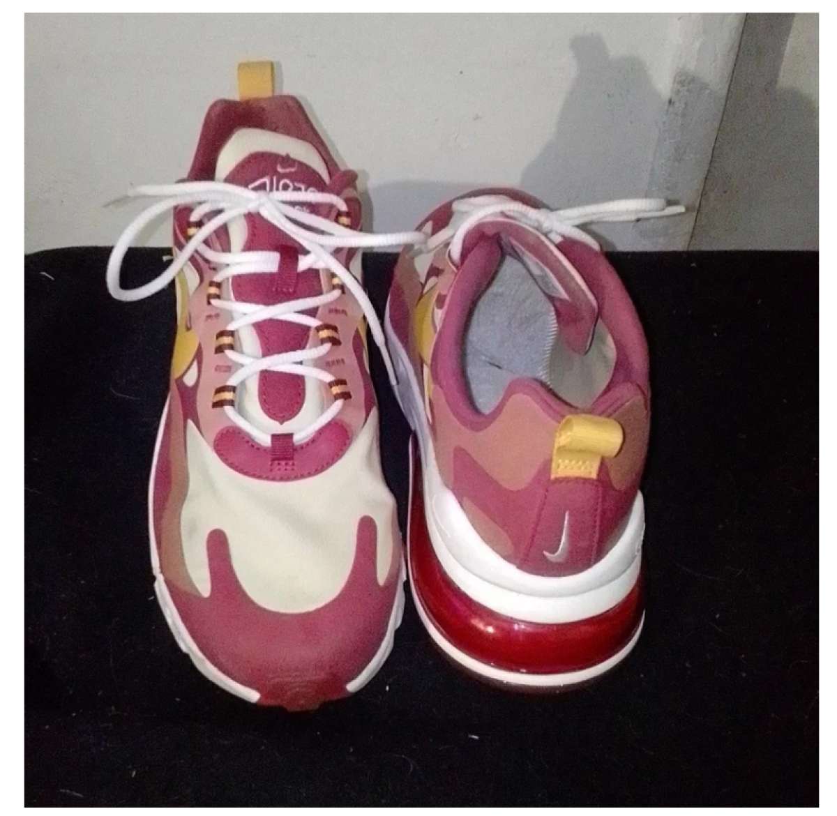 Womans Nike brown white n yellow shoes