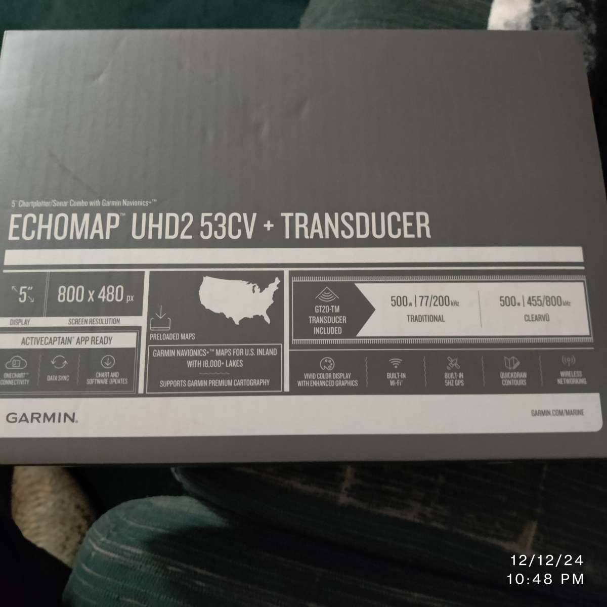 Garmin depth finder with built in navigation