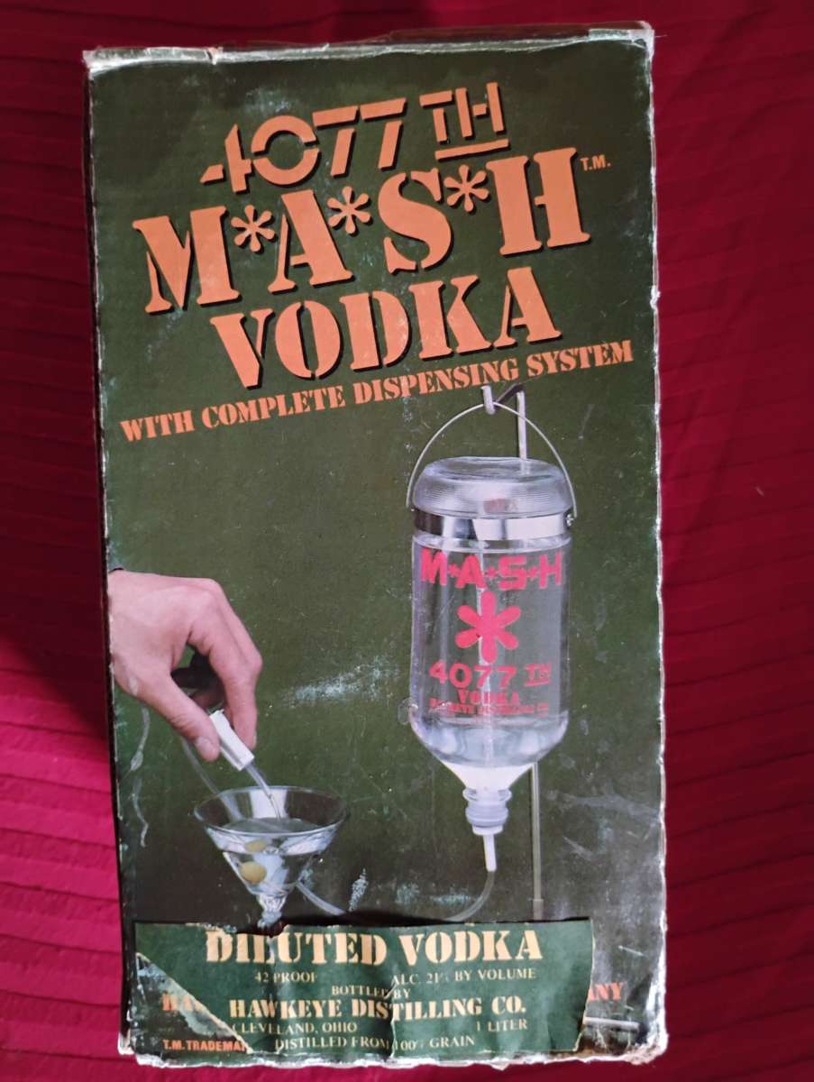 Mash 4077 vodka dispenser collectable