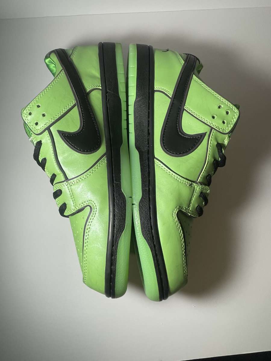 Green Powerpuff Dunks