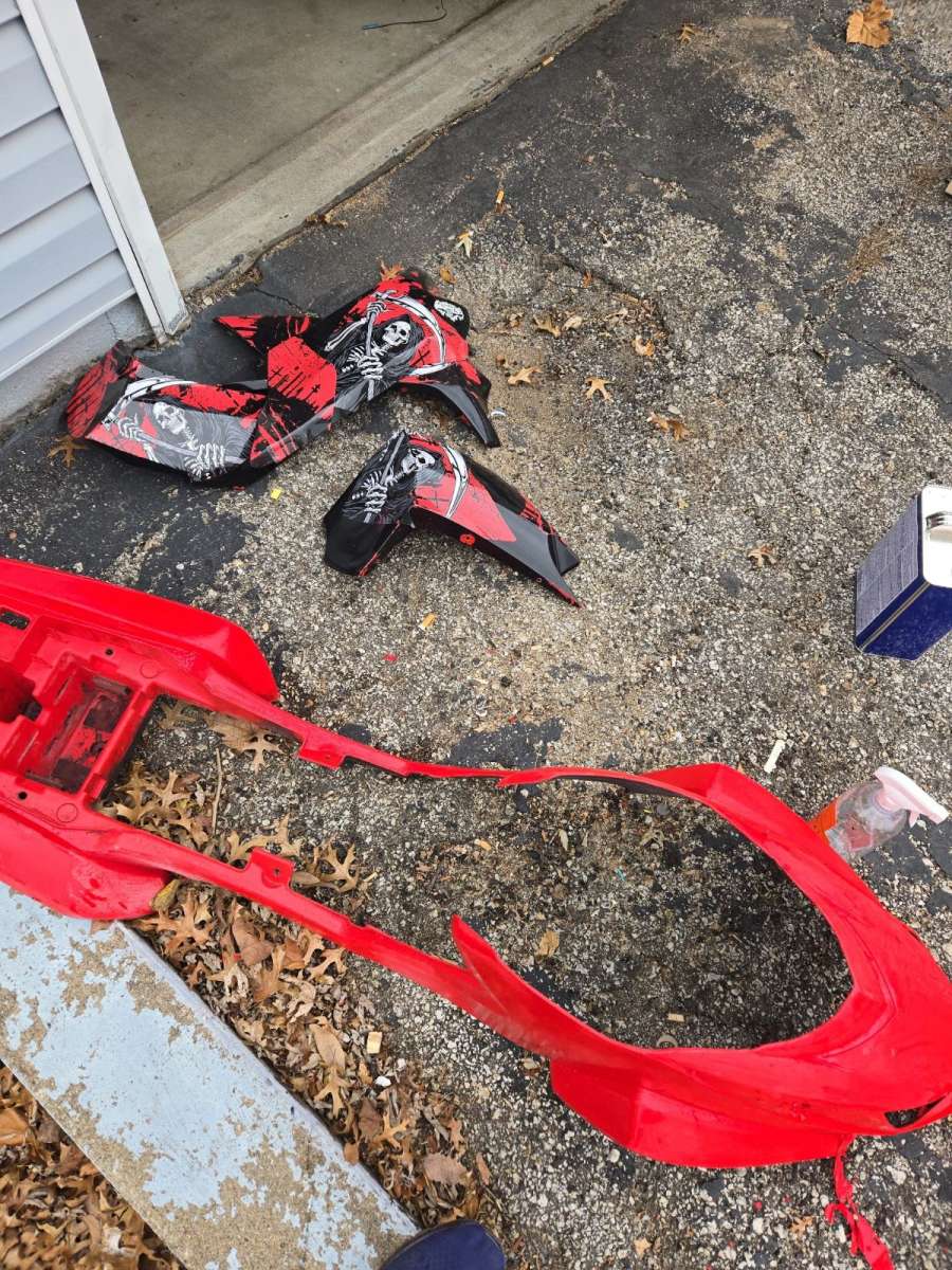 04 arctic Cat 400 DVS W 750 Suzuki katana motor