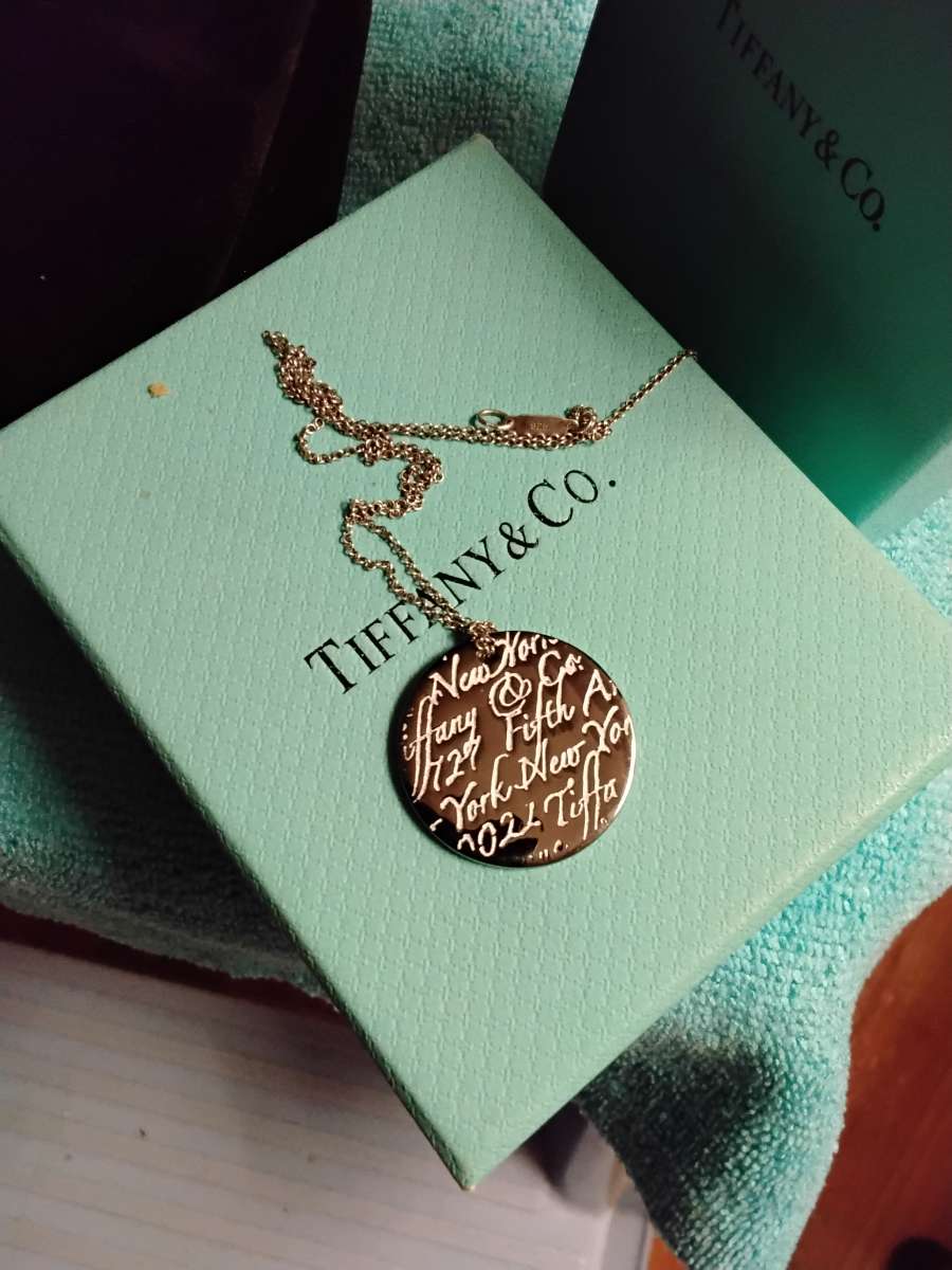 TIFFANYCO notes NECKLACE