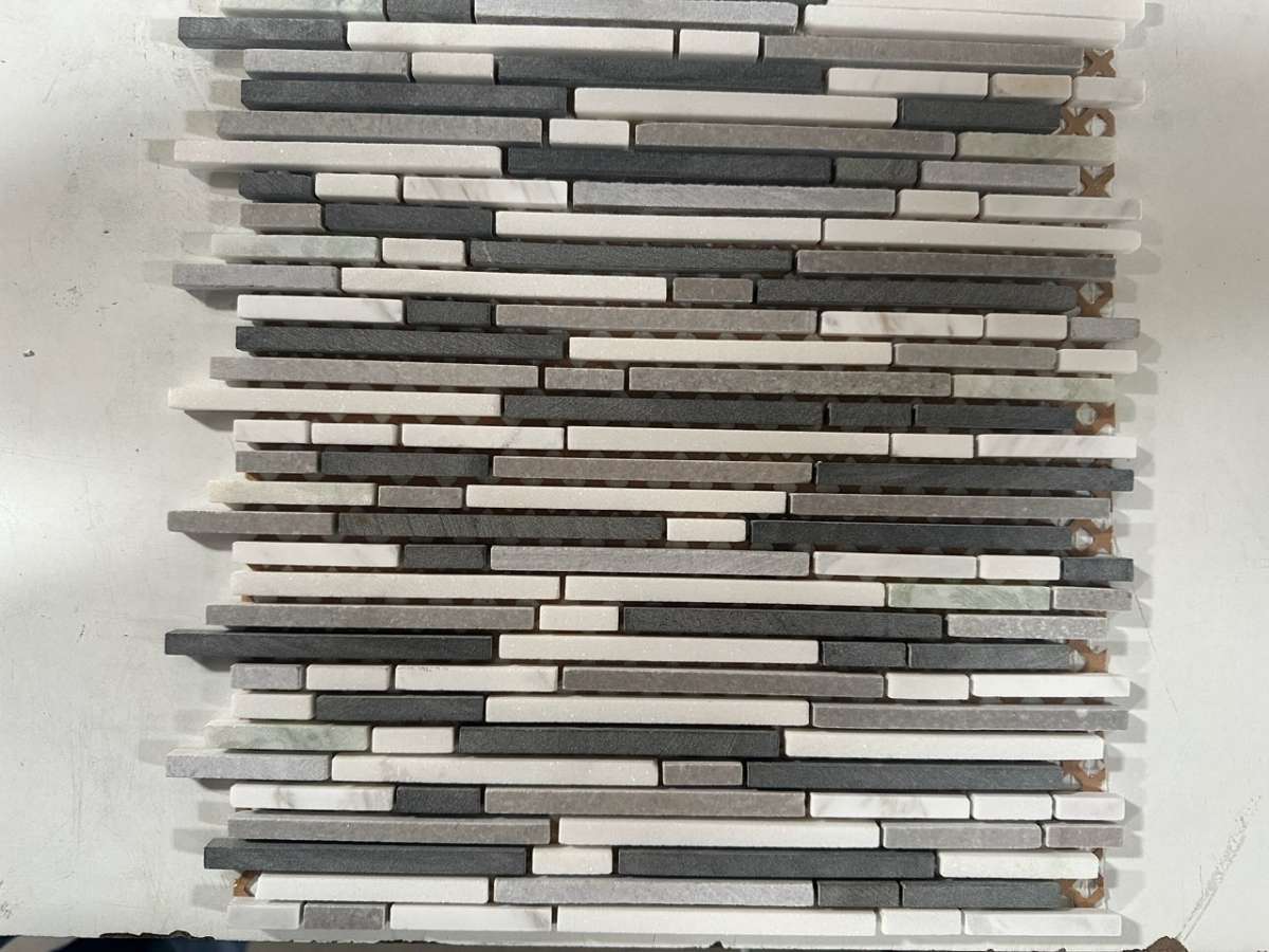 12x12 stone mosaic Backsplash Tile