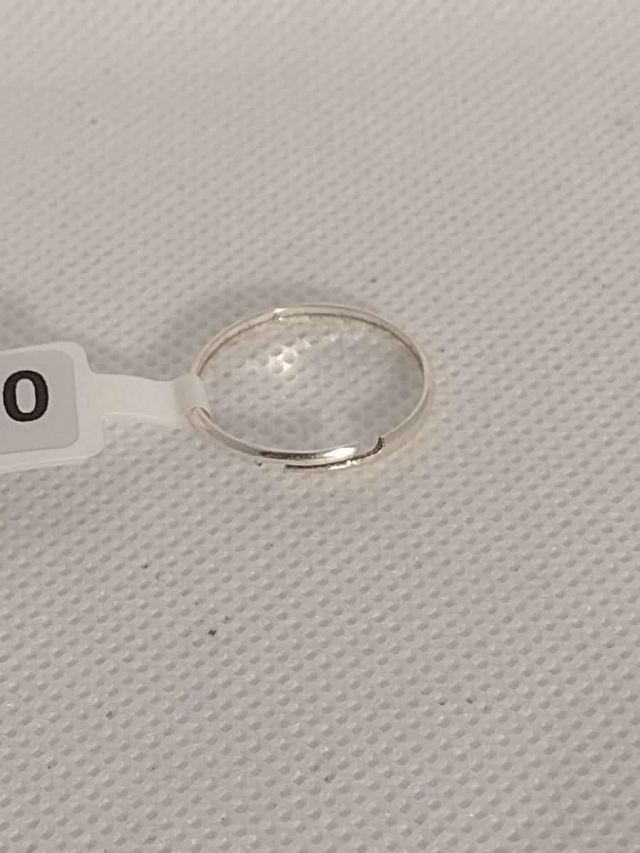 Simple Split Silver Ring