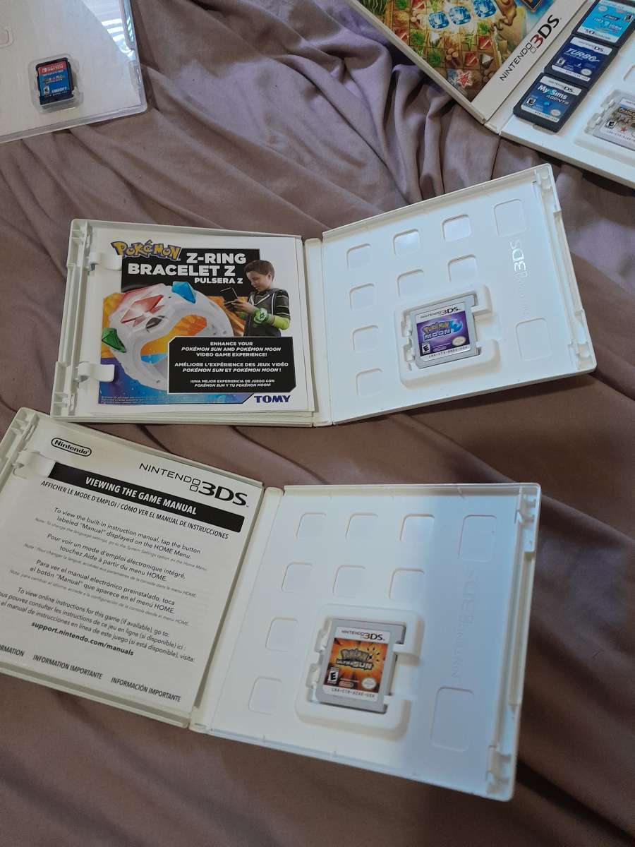 Preowned Nintendo switch and 3ds games