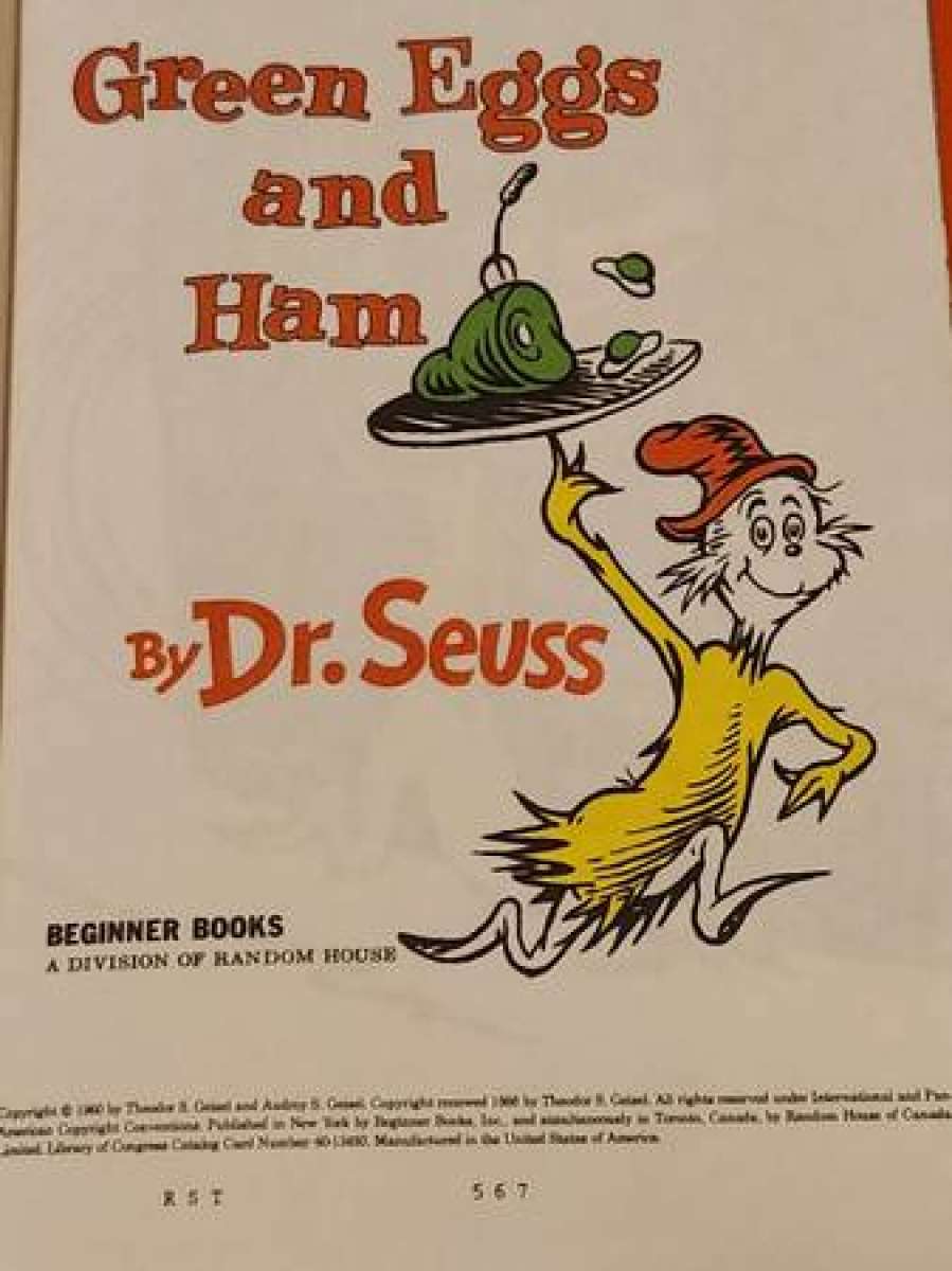 Vintage Dr Seuss five books