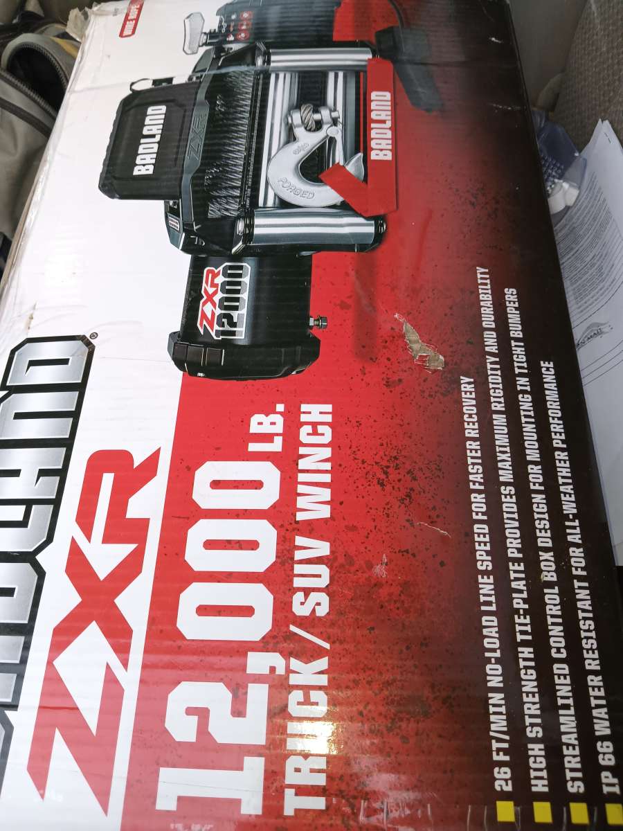 Badlands 12000 lb winch