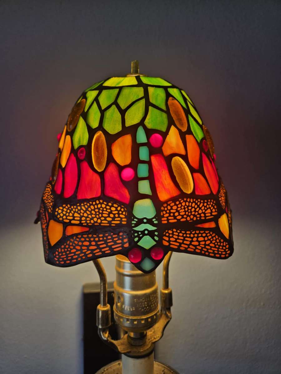 Tiffanys antique Chandelier and lamp shade