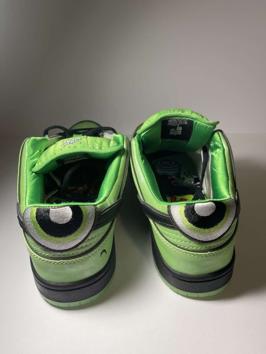 Green Powerpuff Dunks