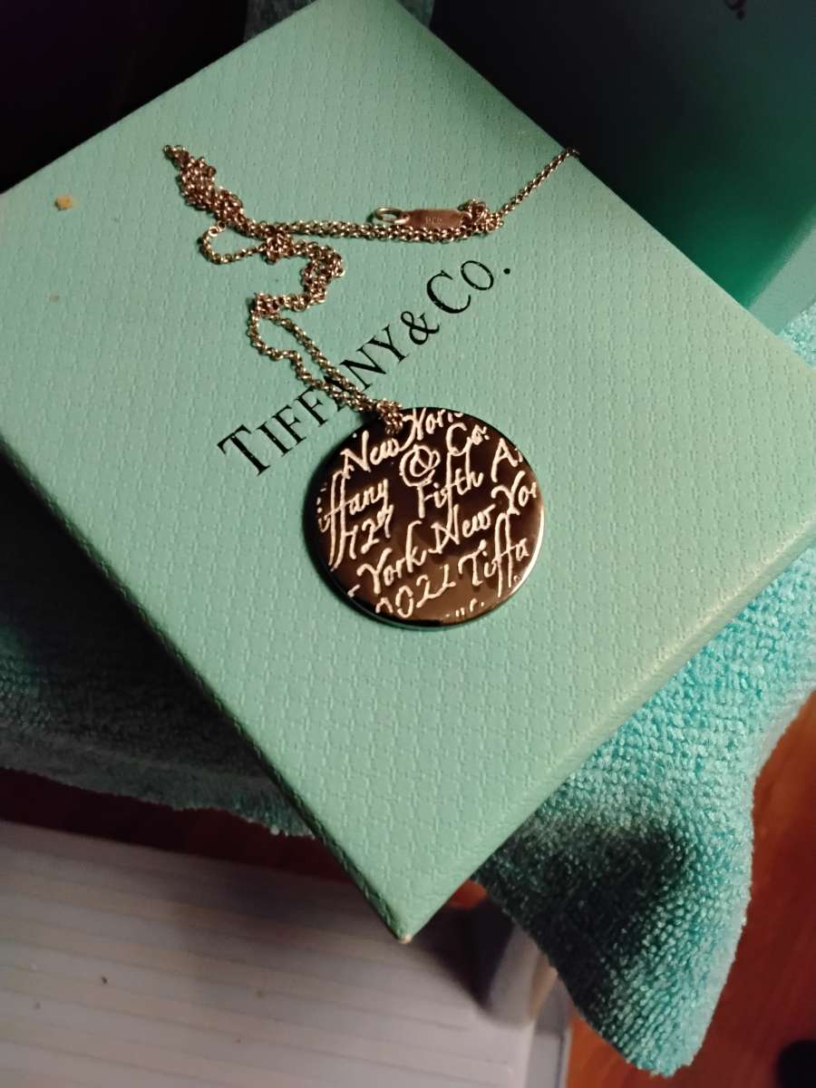 TIFFANYCO notes NECKLACE