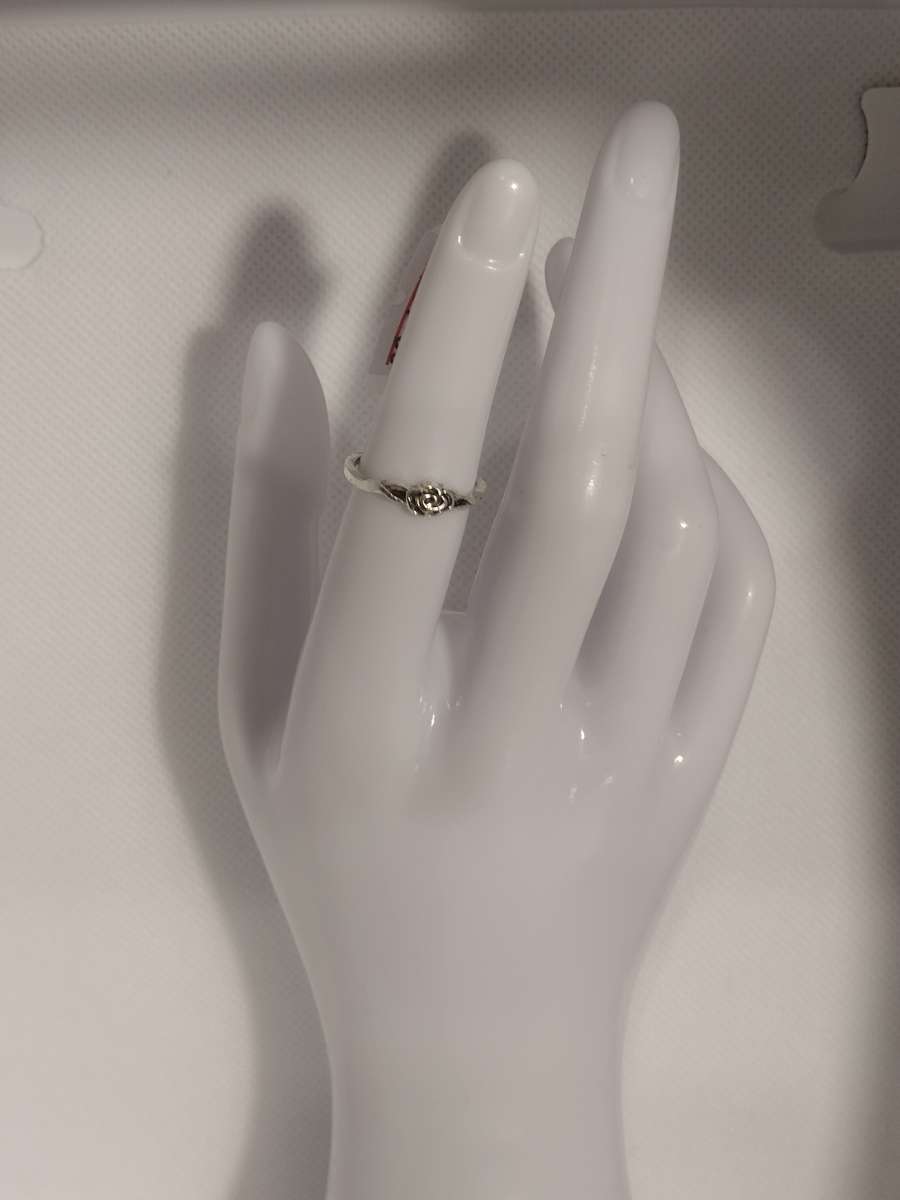 Silver Rose Ring