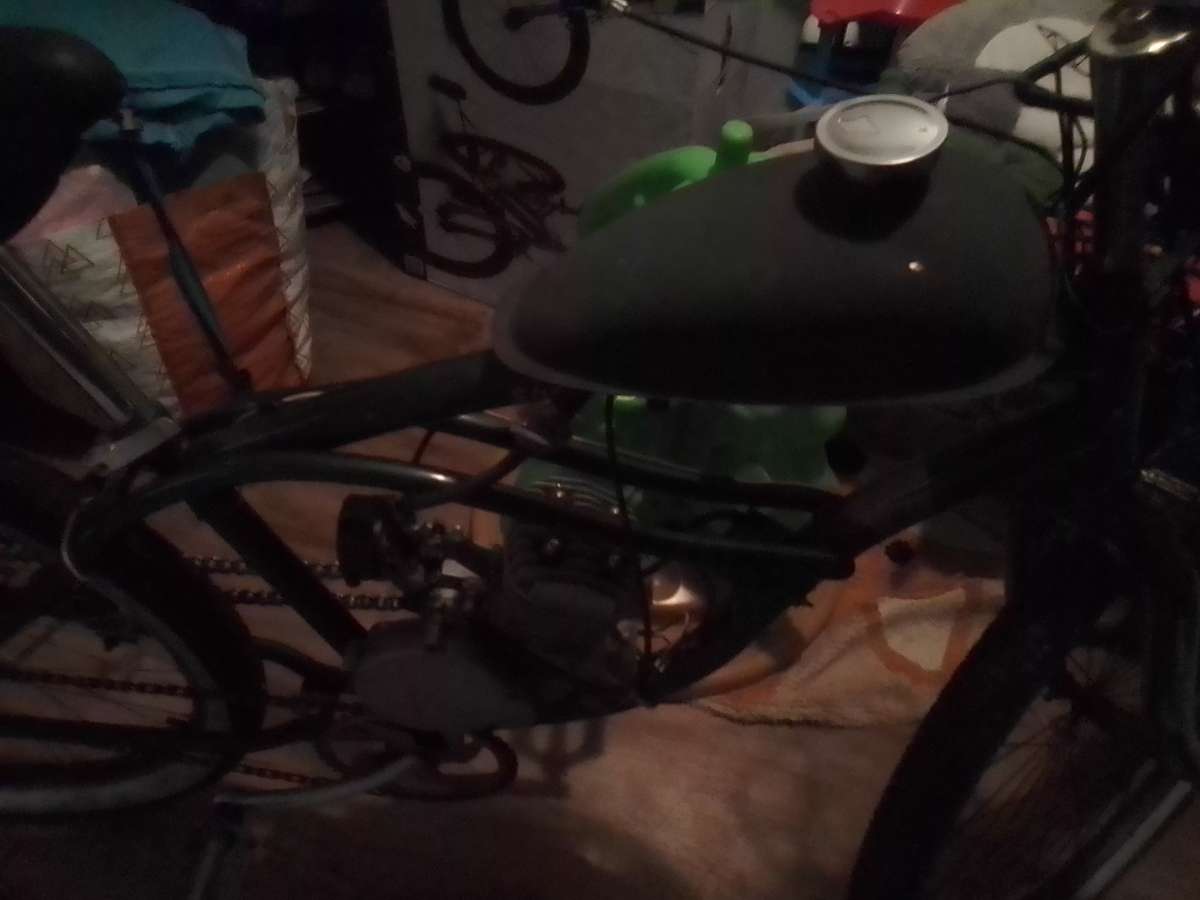 bicycle with motor to drive