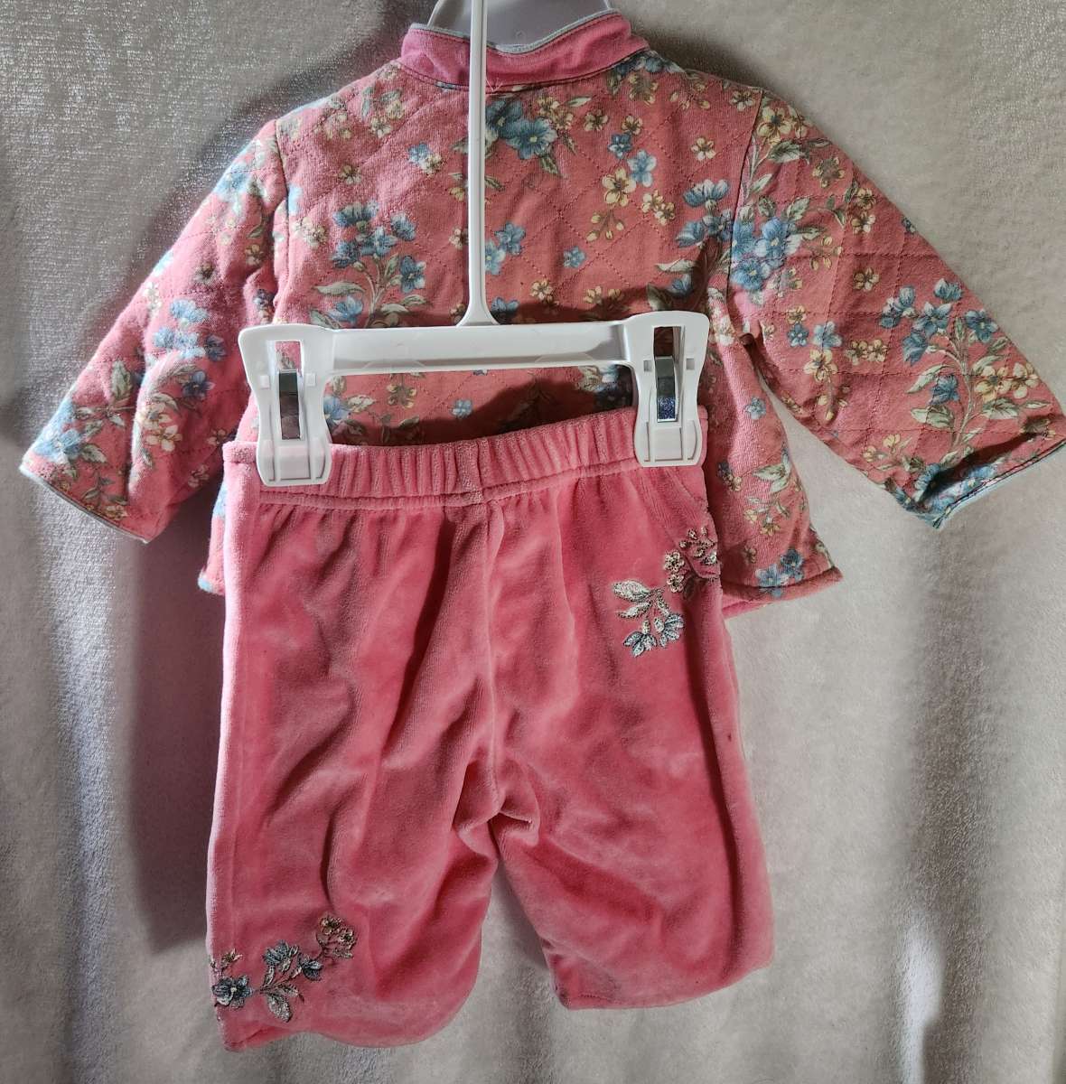 3 Months Baby Girls Salmon Pink Outfit