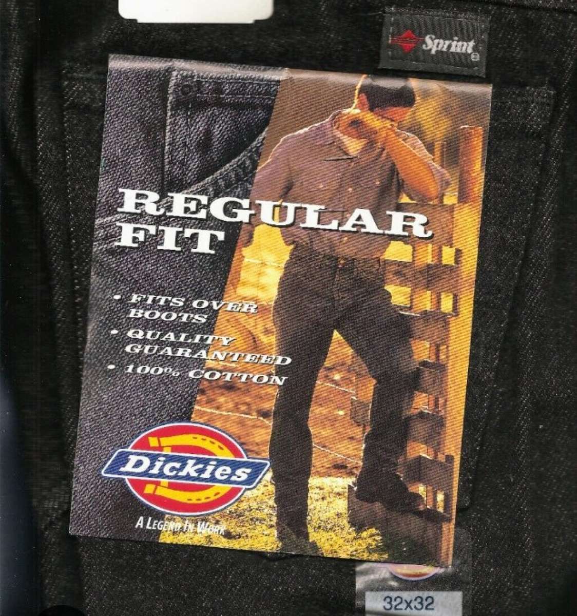 32x30 Dickies black denim jeans