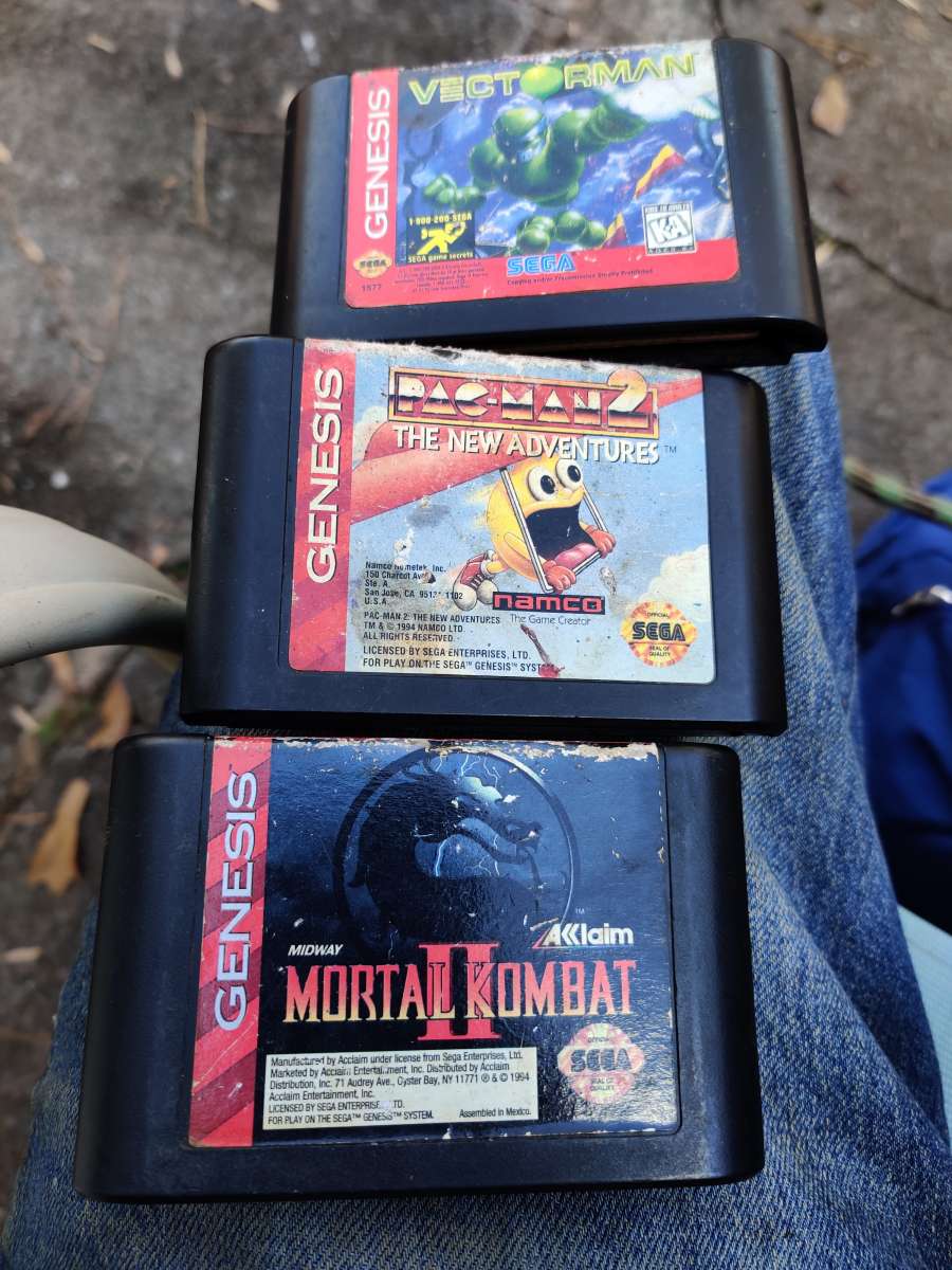 3 Sega Genesis games