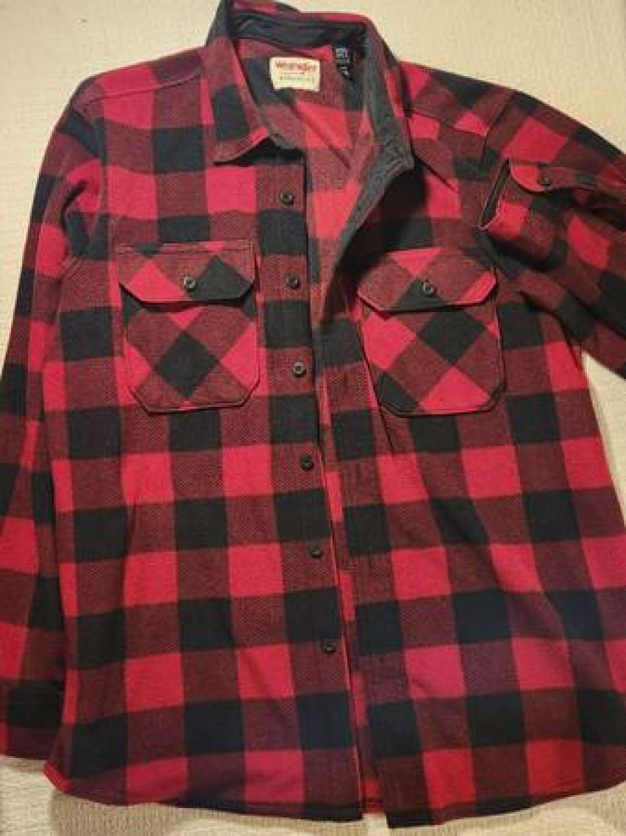wrangler plaid jacket