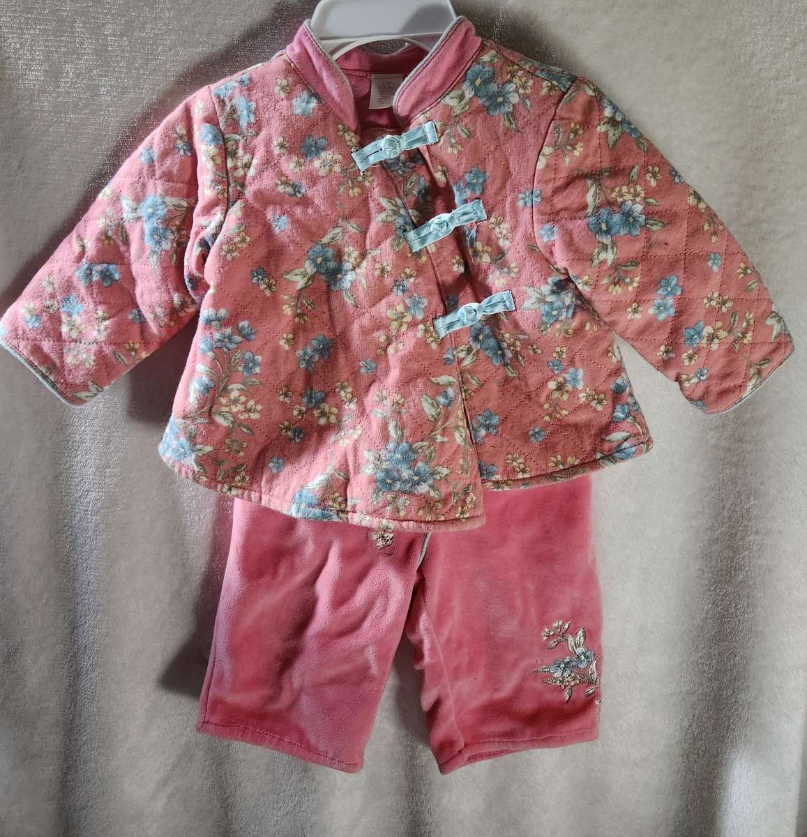 3 Months Baby Girls Salmon Pink Outfit