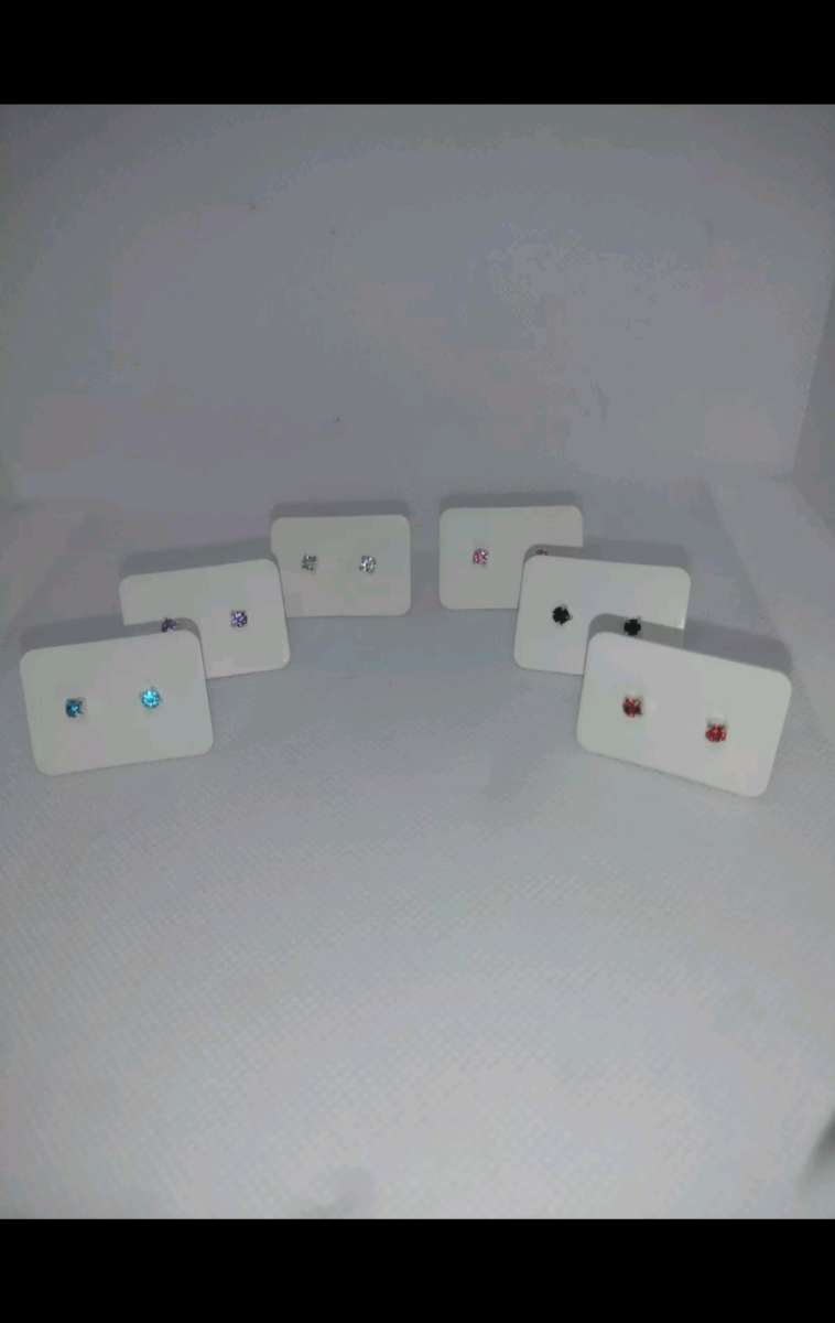 6 Earrings Studs Set Medium