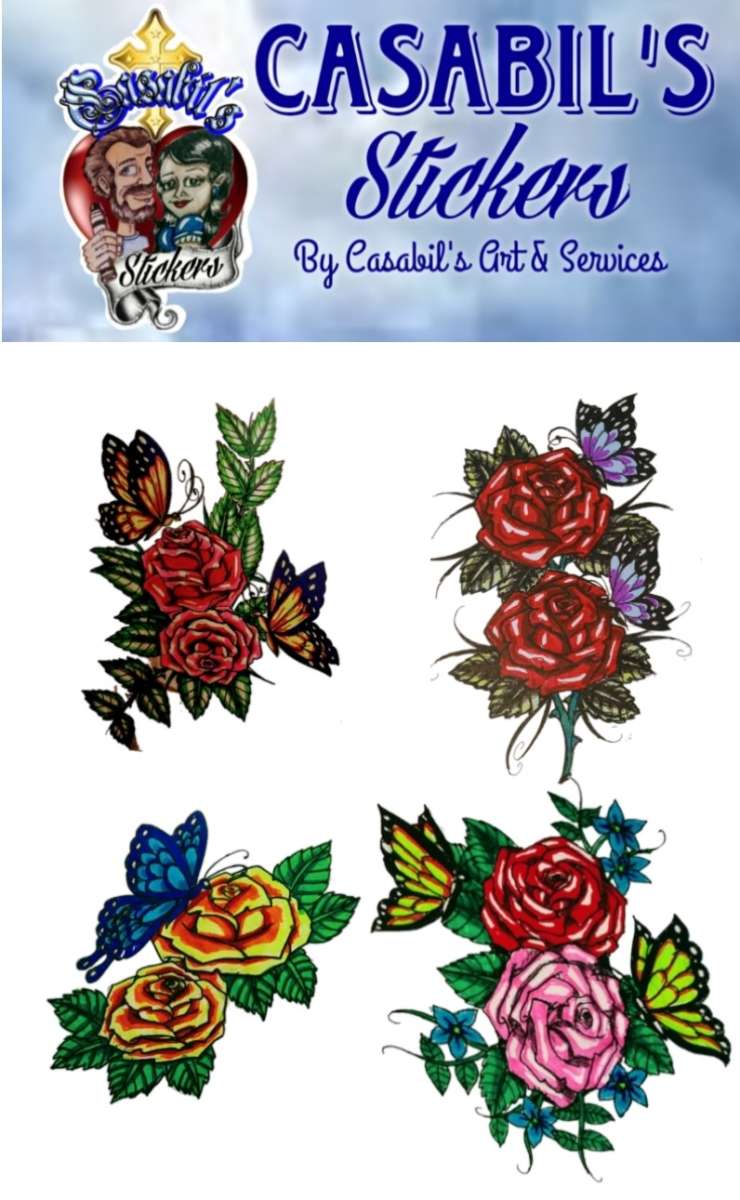 Flower Stickers