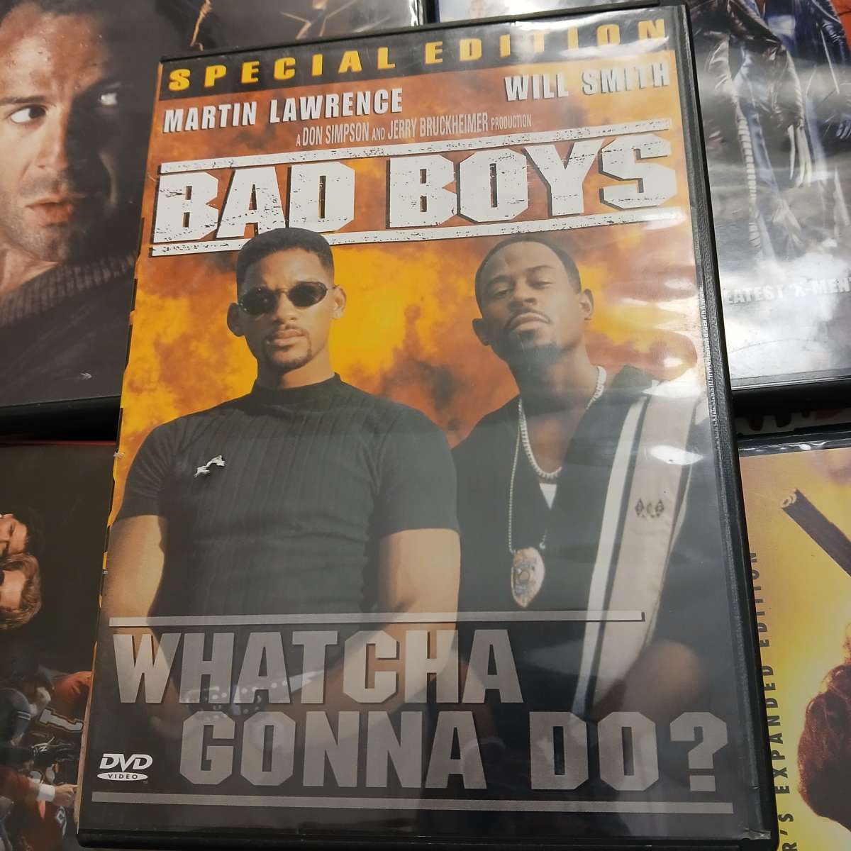 Bad Boys movie DVD with Will Smith