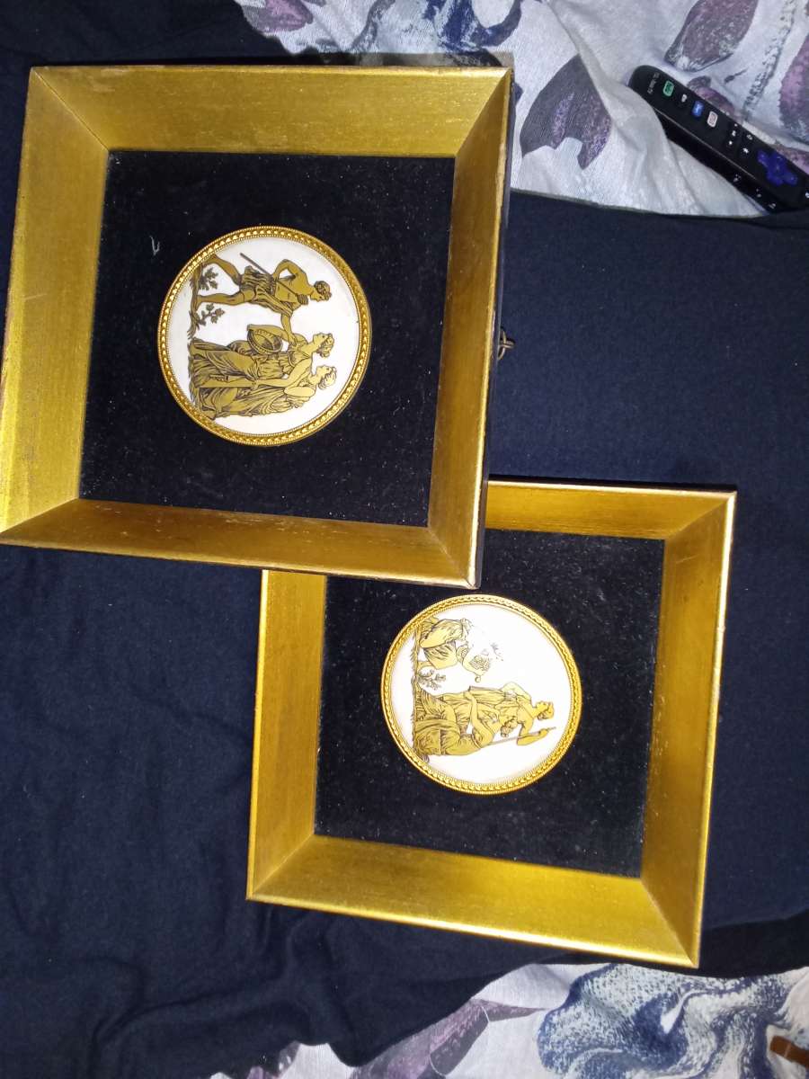 Two Neoclassical Platter Pictures