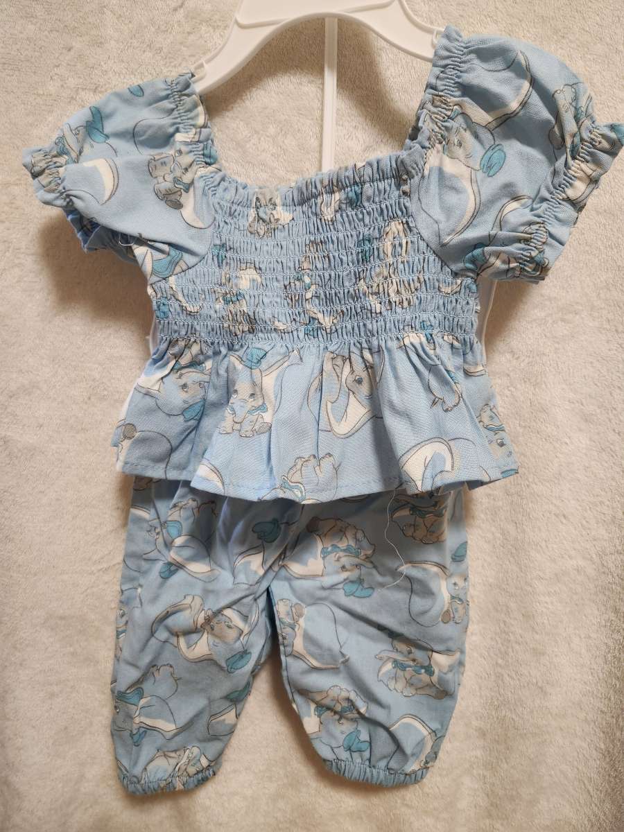 0 to 3 Months Baby Girls Disney Blue Outfit
