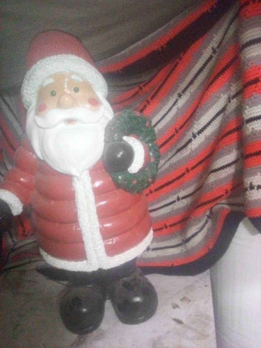 a cheerful holiday Santa