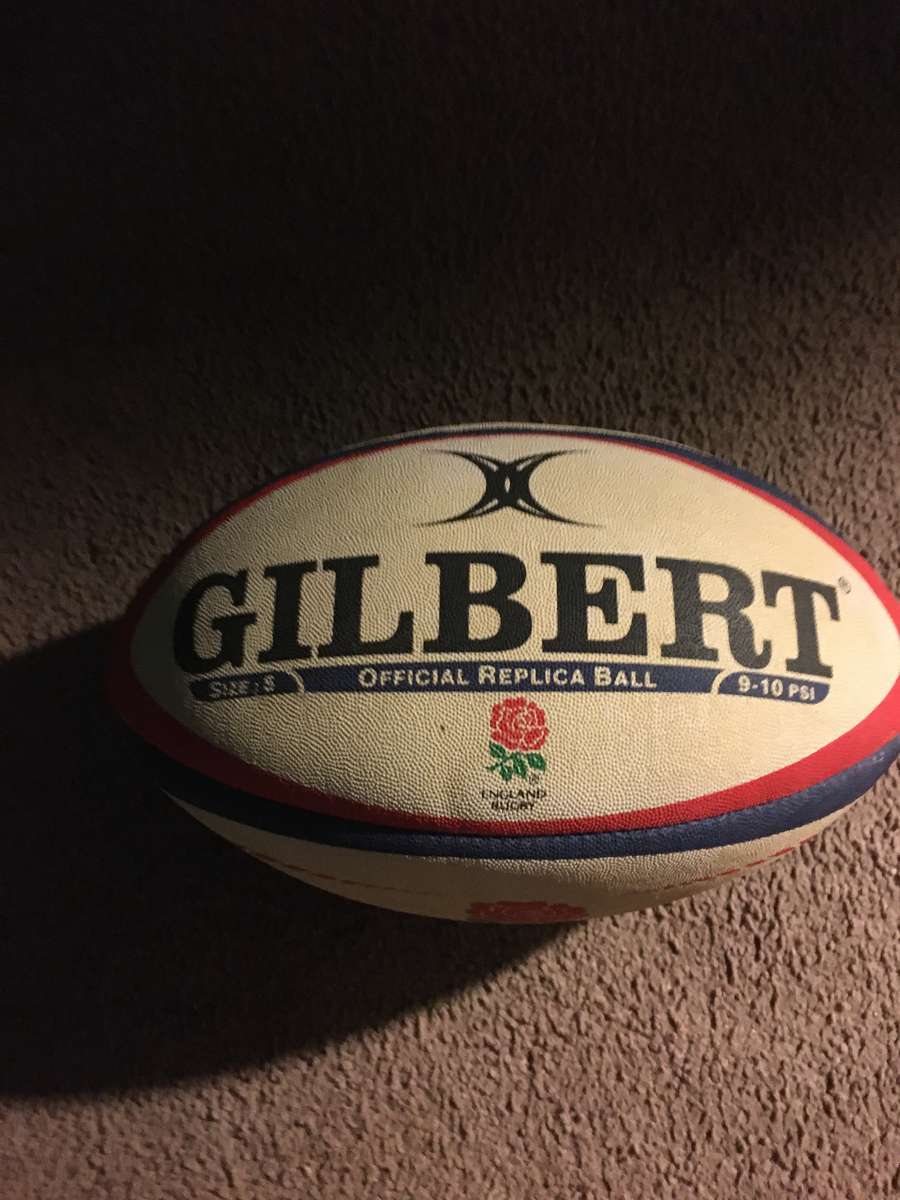 Brand new Gilbert rugby ball from England