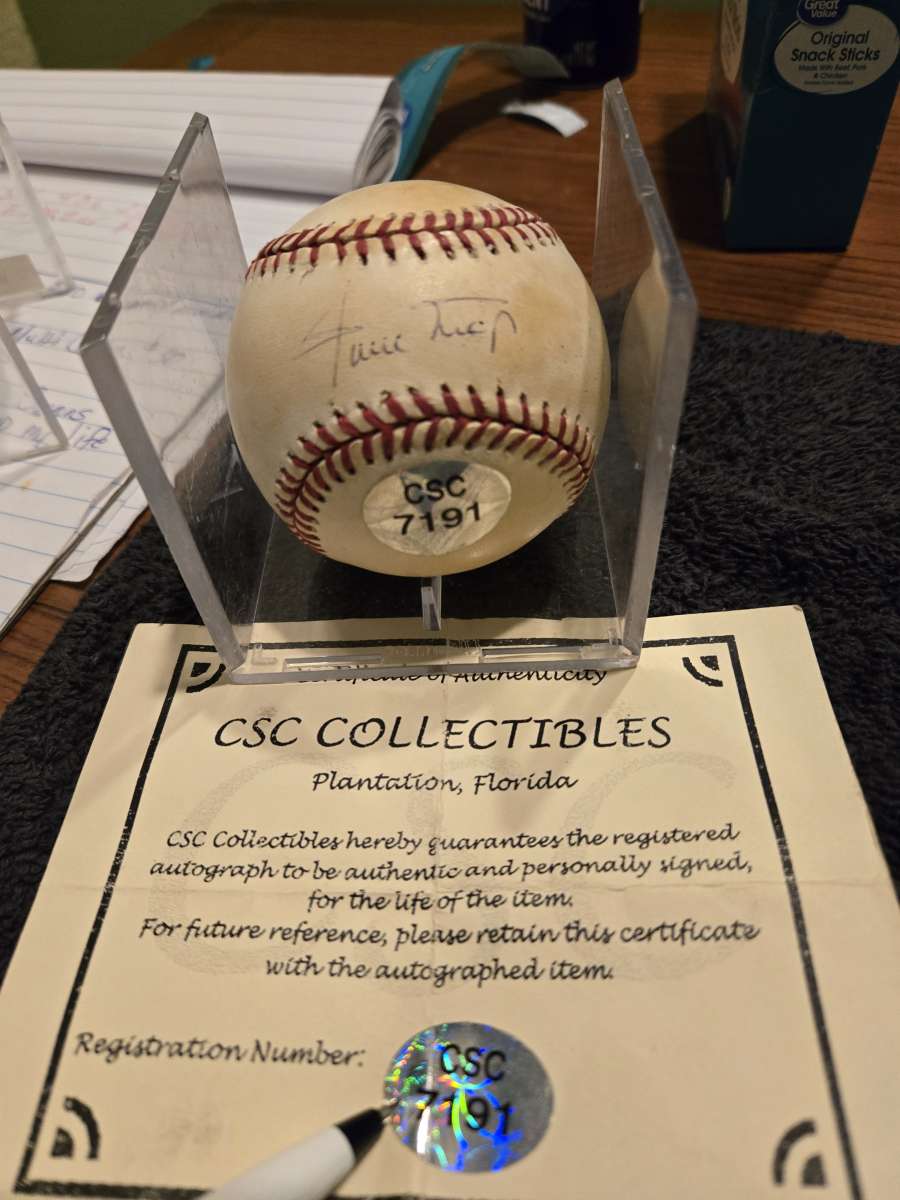 autograph Willie Mays Baseball