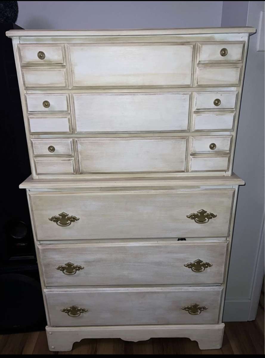 vintage wooden dresser