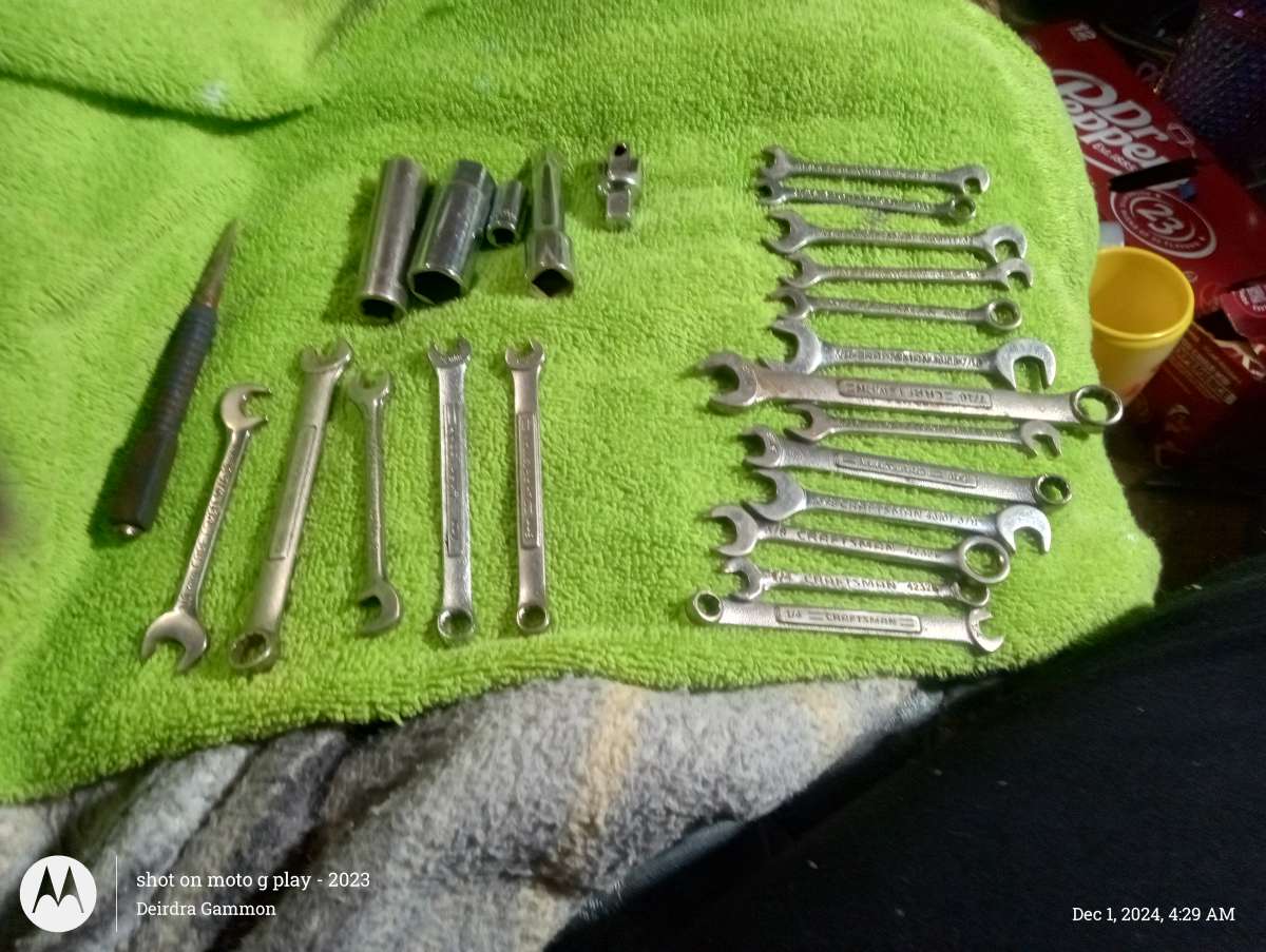Craftsman Wrenchs  and misc  Items