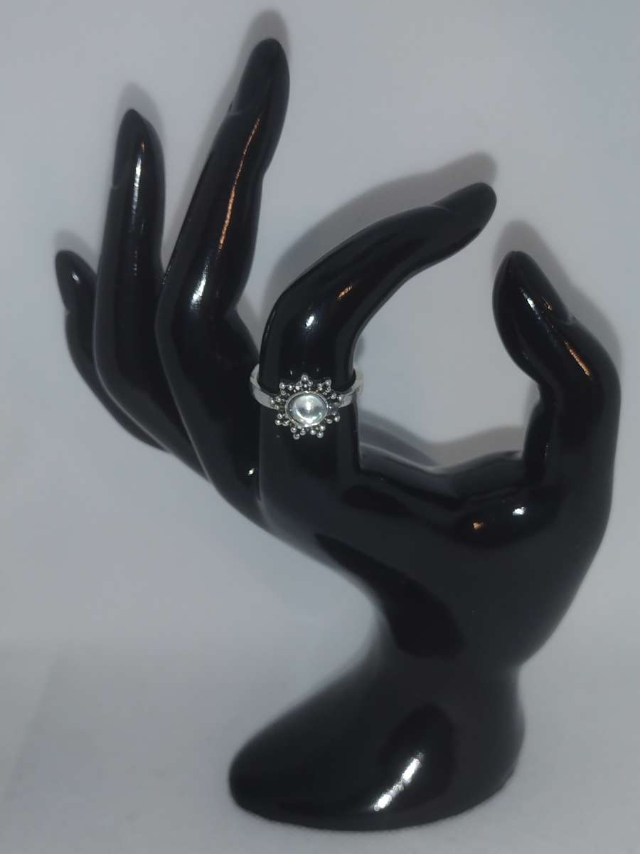 Starburst Silver Ring