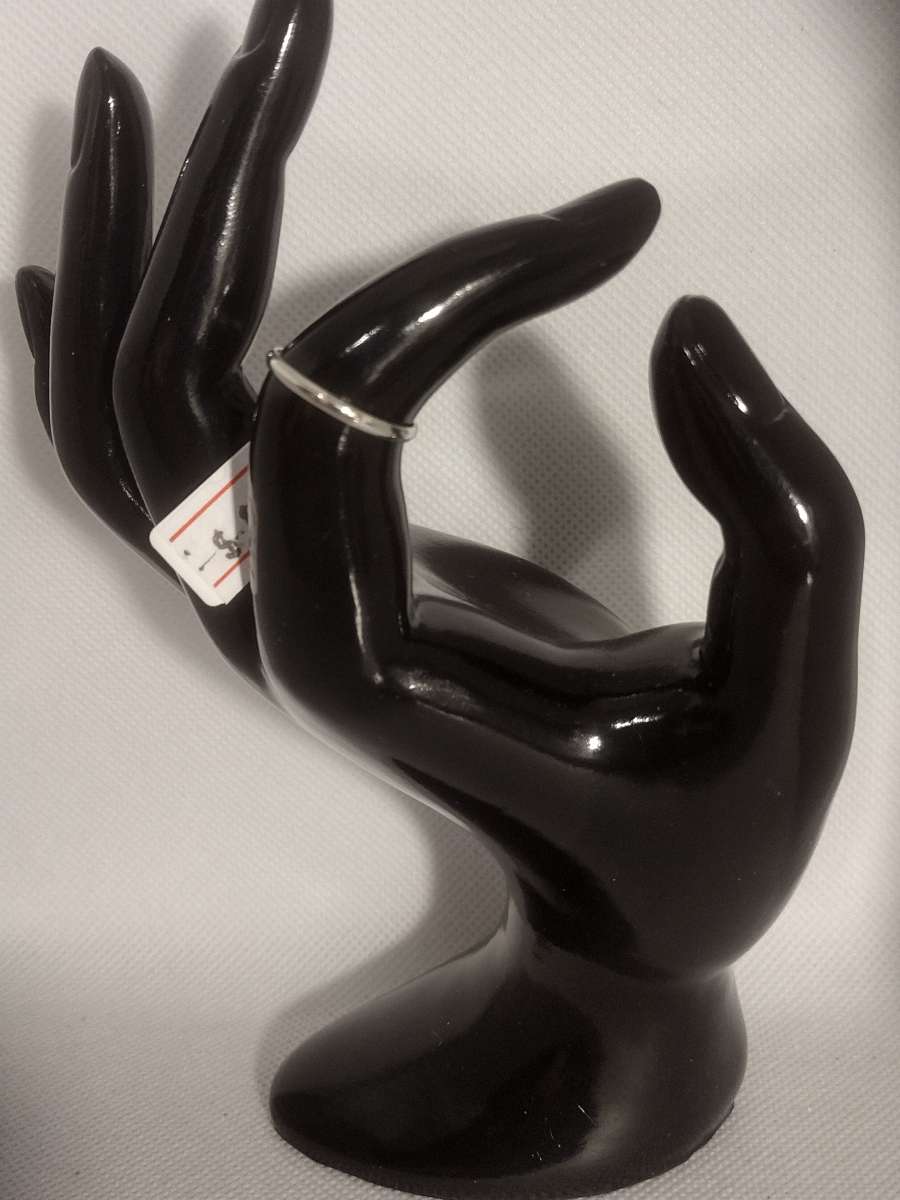 Simple Split Silver Ring