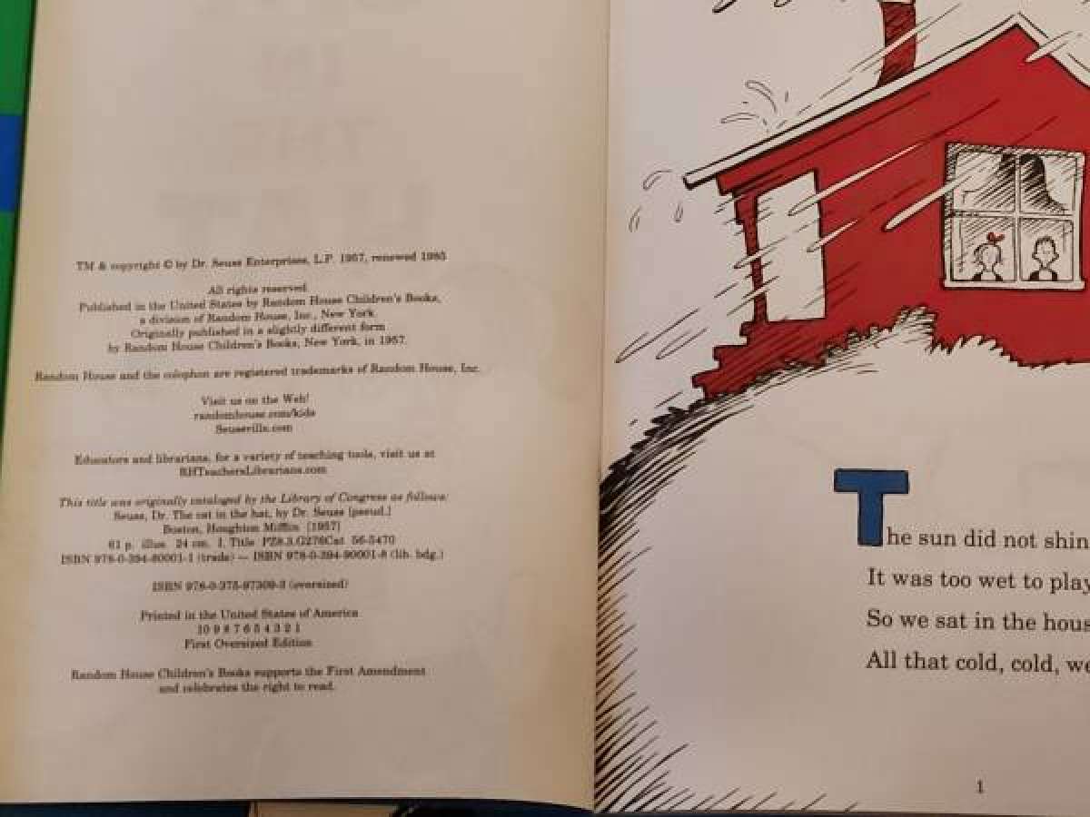 Vintage Dr Seuss five books